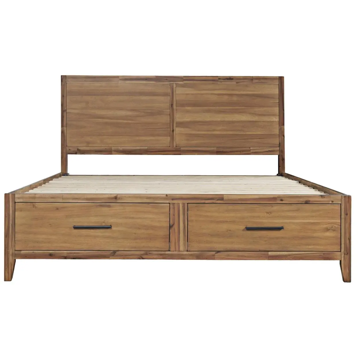 Claremont Chestnut King Storage Bed-1