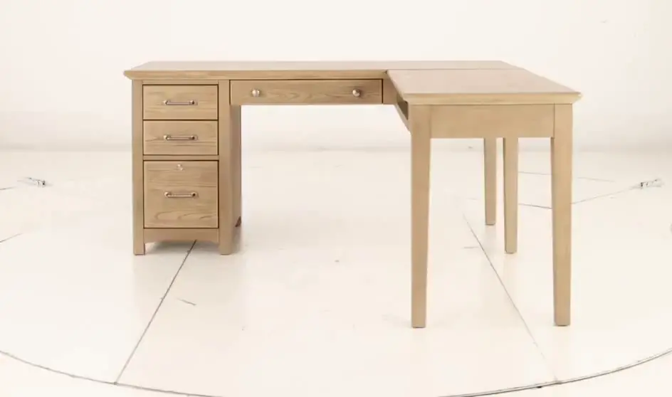 Addison Taupe L-Shaped Desk-12
