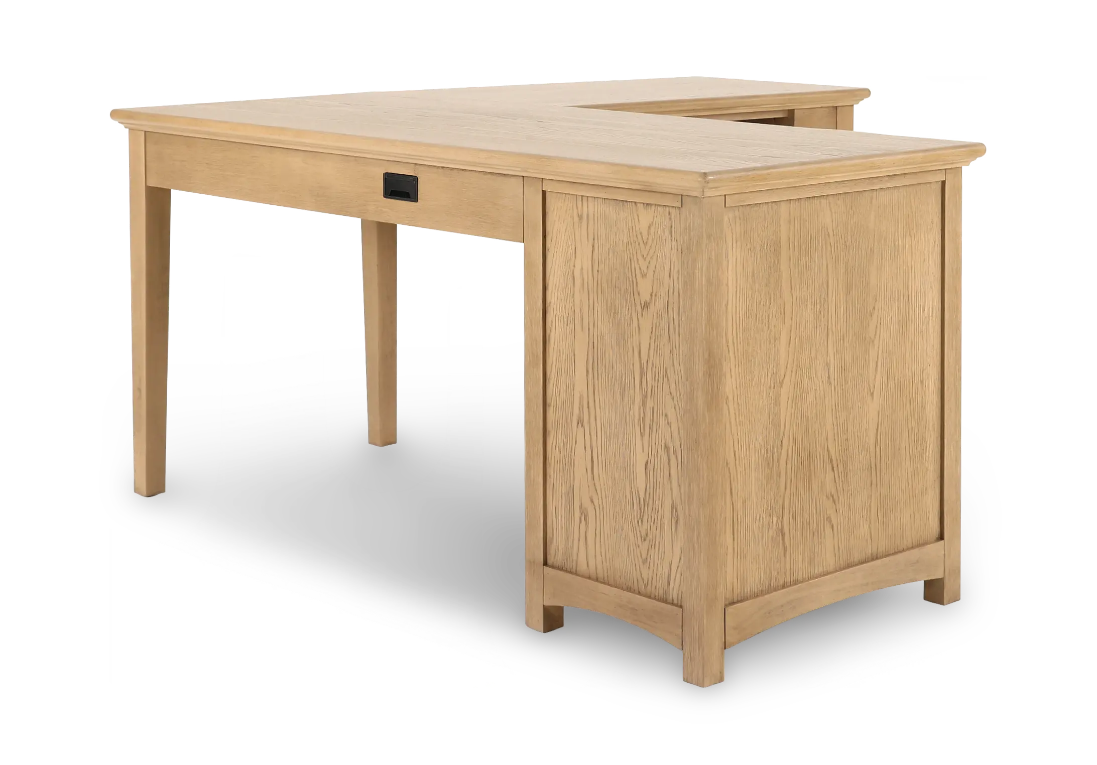 Addison Taupe L-Shaped Desk-6