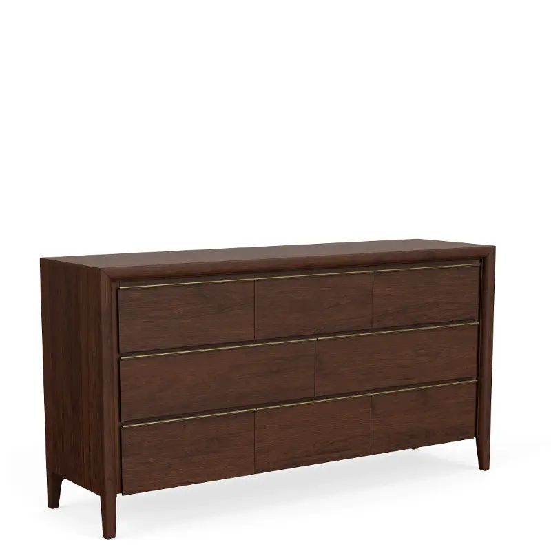 Brenner Smoked Walnut 8-Drawer Dresser
