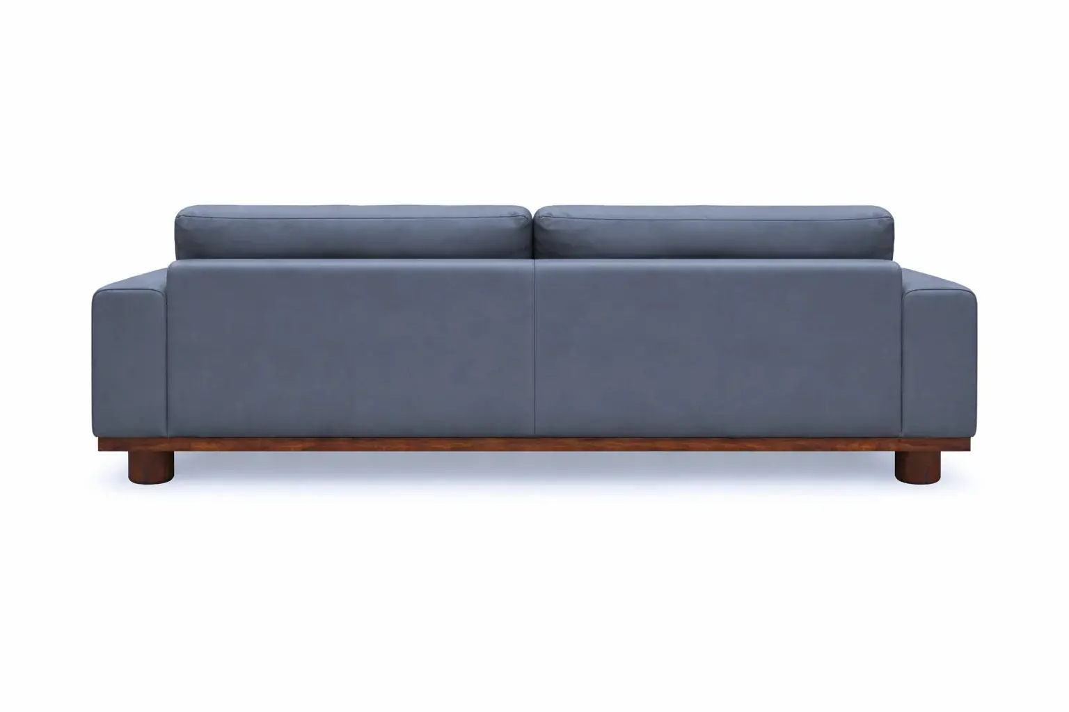 Astaire Vintage Blue Italian Leather Sofa-4