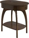 Lax Dark Brown Side Table