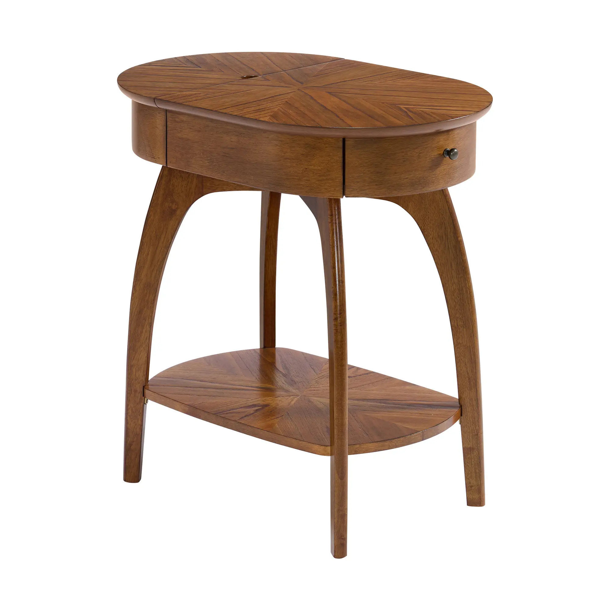 Lax Brown Side Table-1