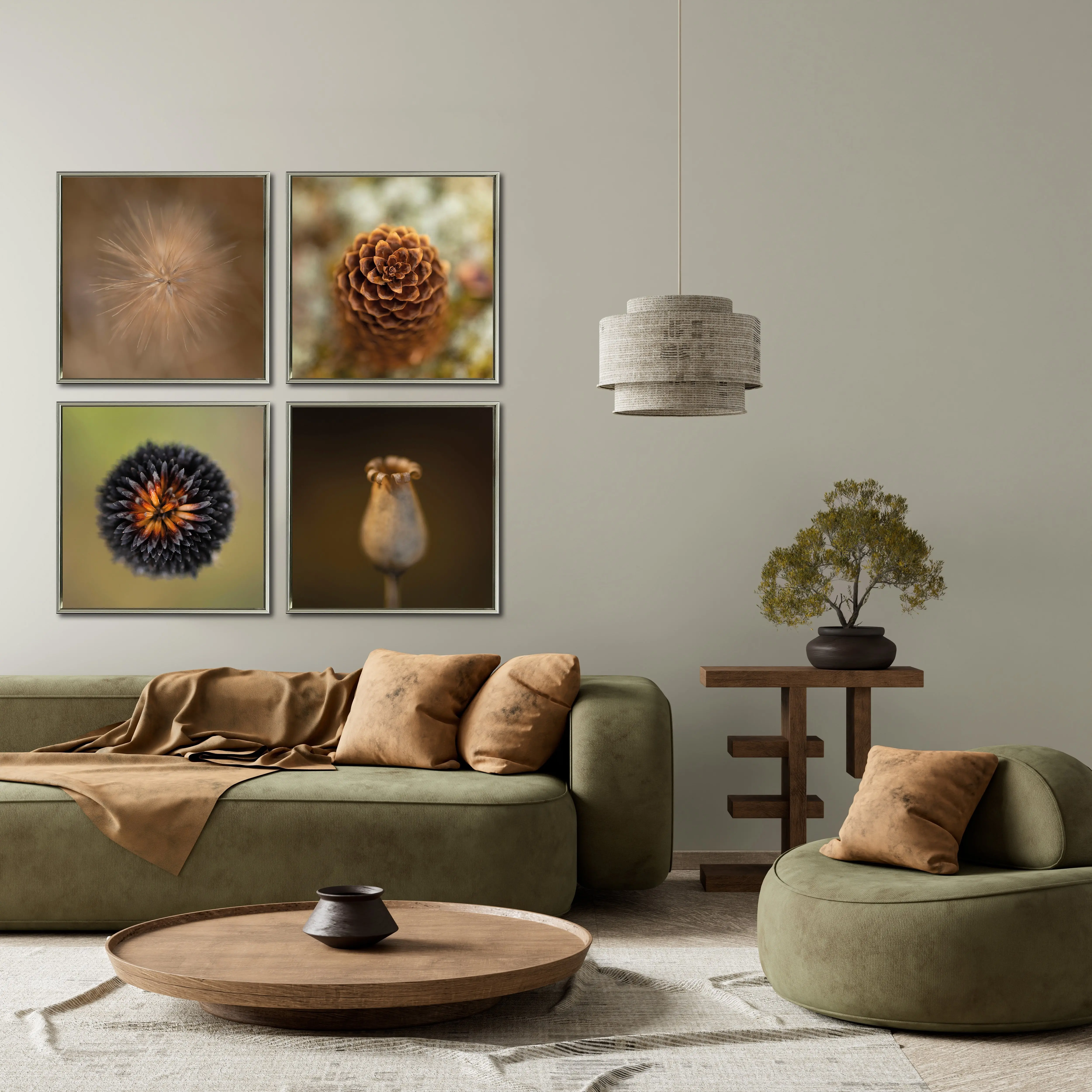 Down to Earth Embellished Framed Canvas-2