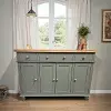 Carmel Light Green Solid Wood Server