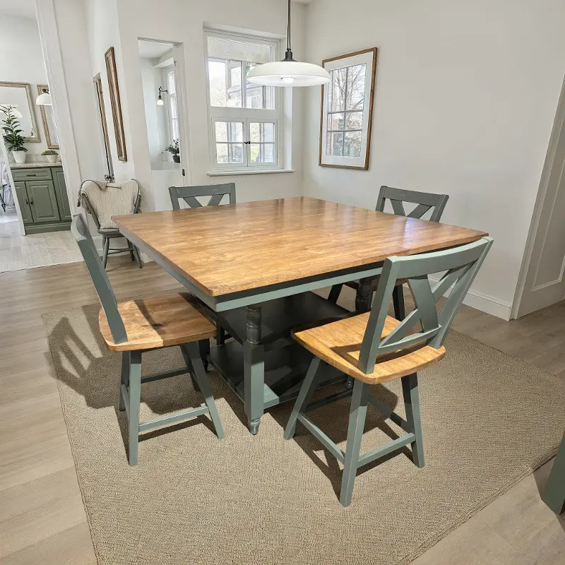 Carmel Light Green Solid Wood 24