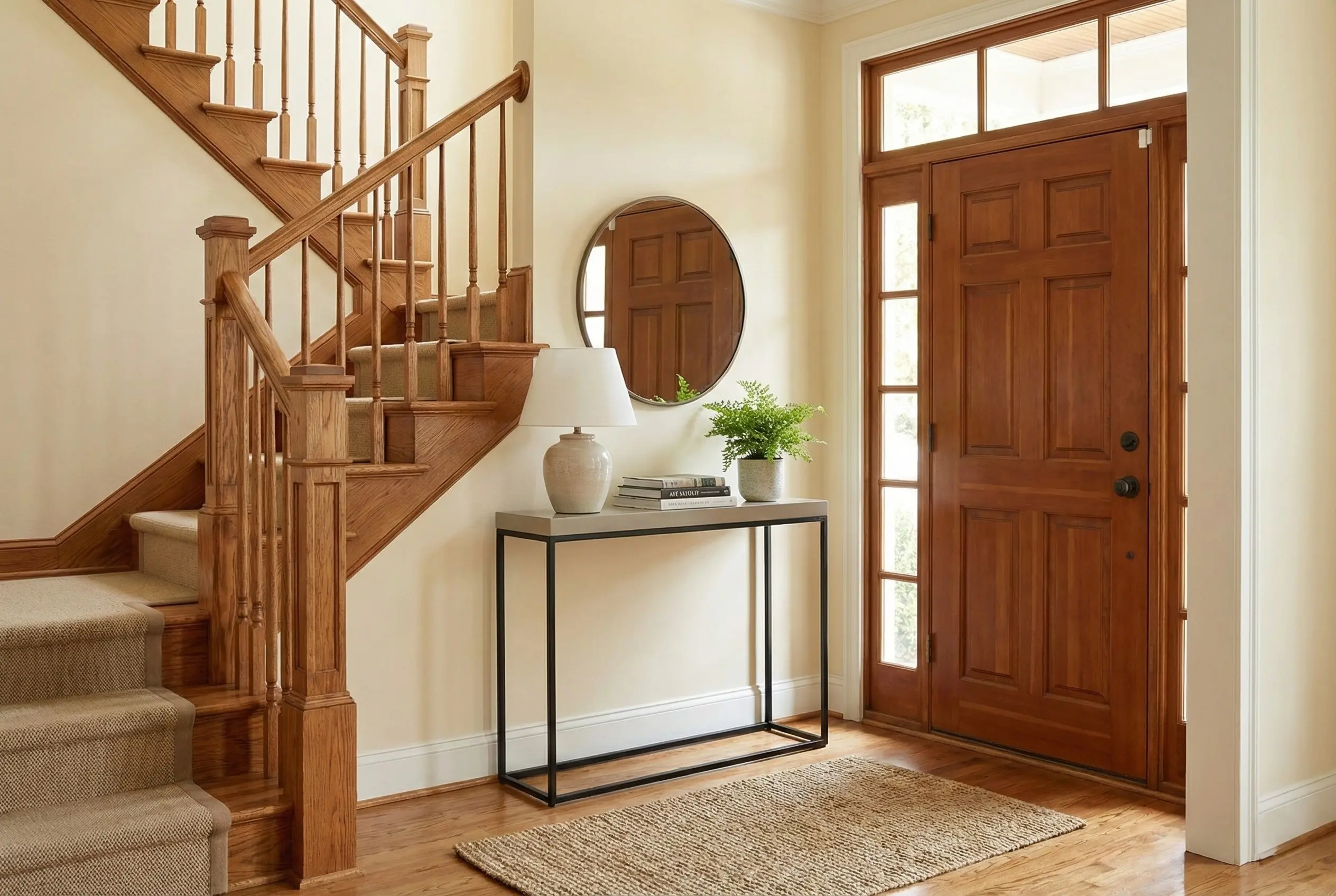Medium Jax Mahogany Console Table-2