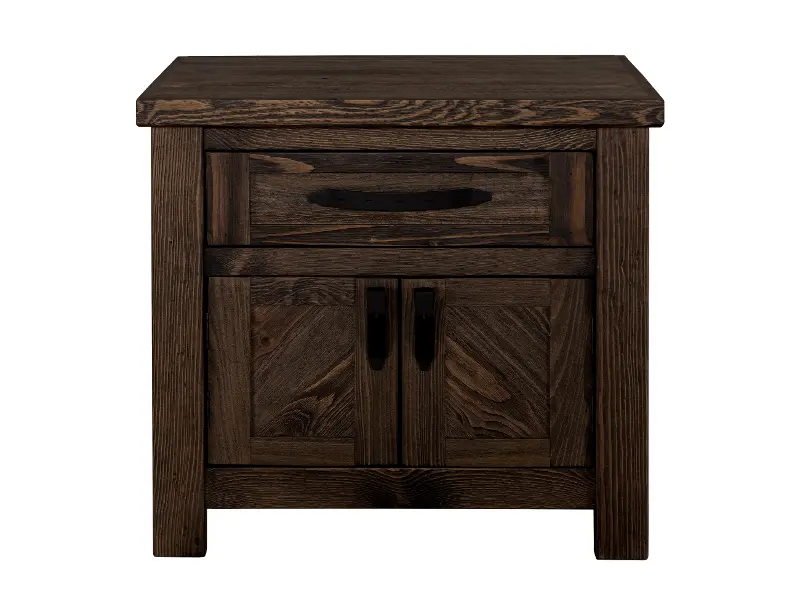 Dutton Brown Distressed Nightstand