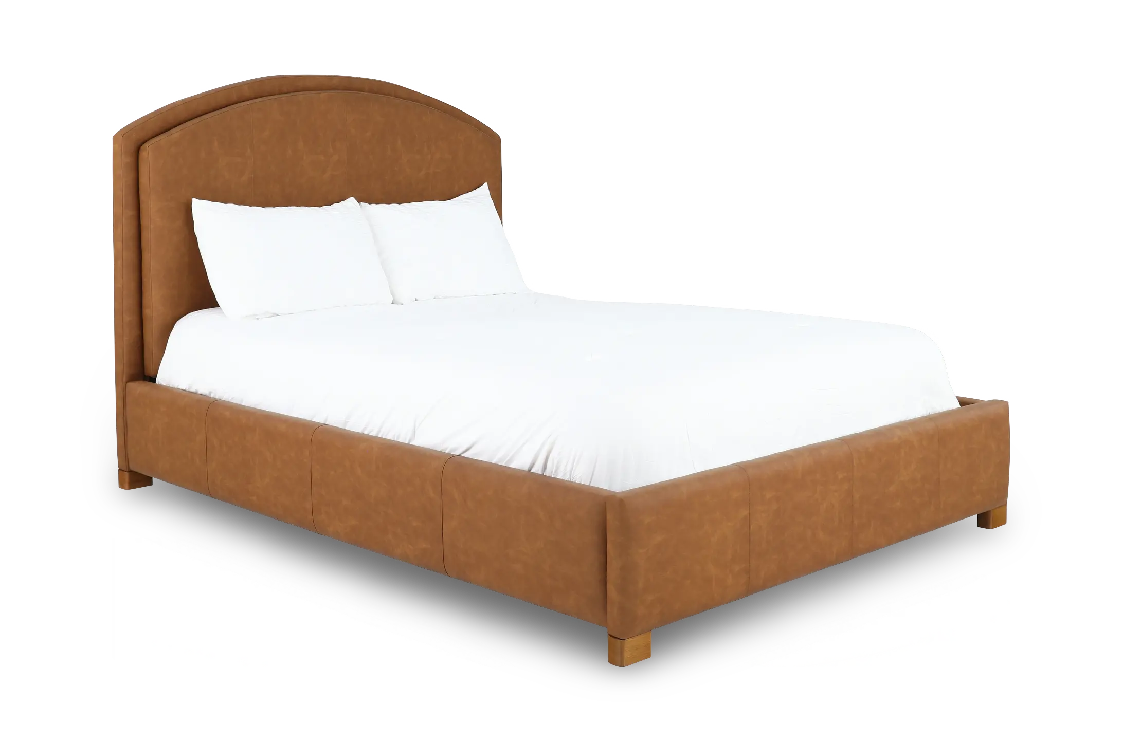 Jackson Caramel Brown Upholstered Queen Bed-5
