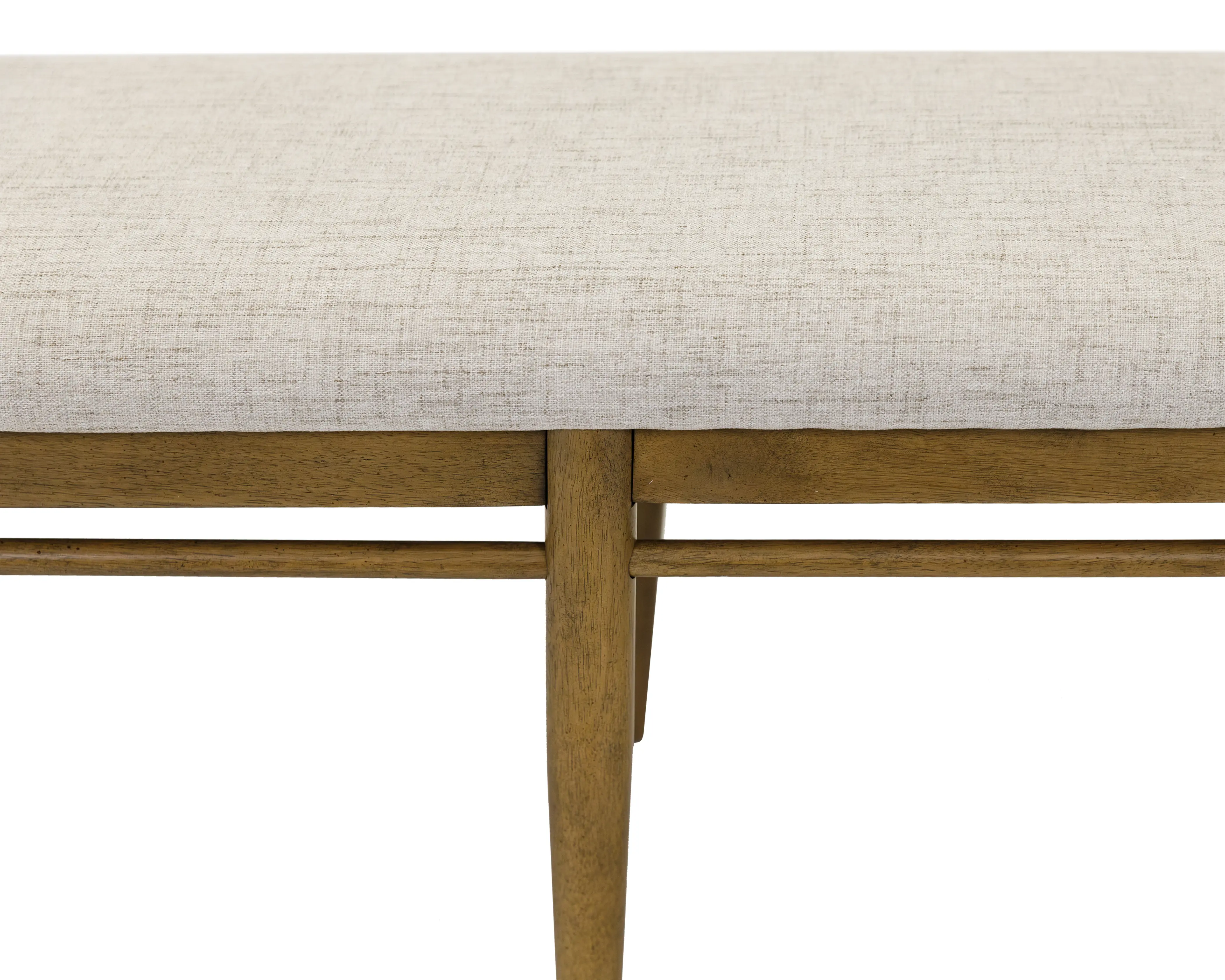 Lachlan Sienna Brown Upholstered Dining Bench-4