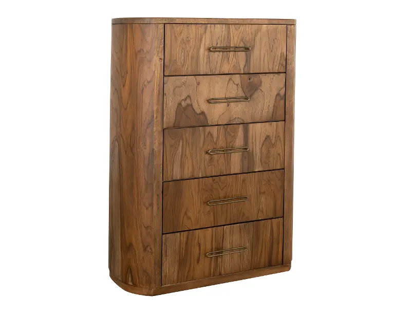 Balam Dark Brown 5-Drawer Chest