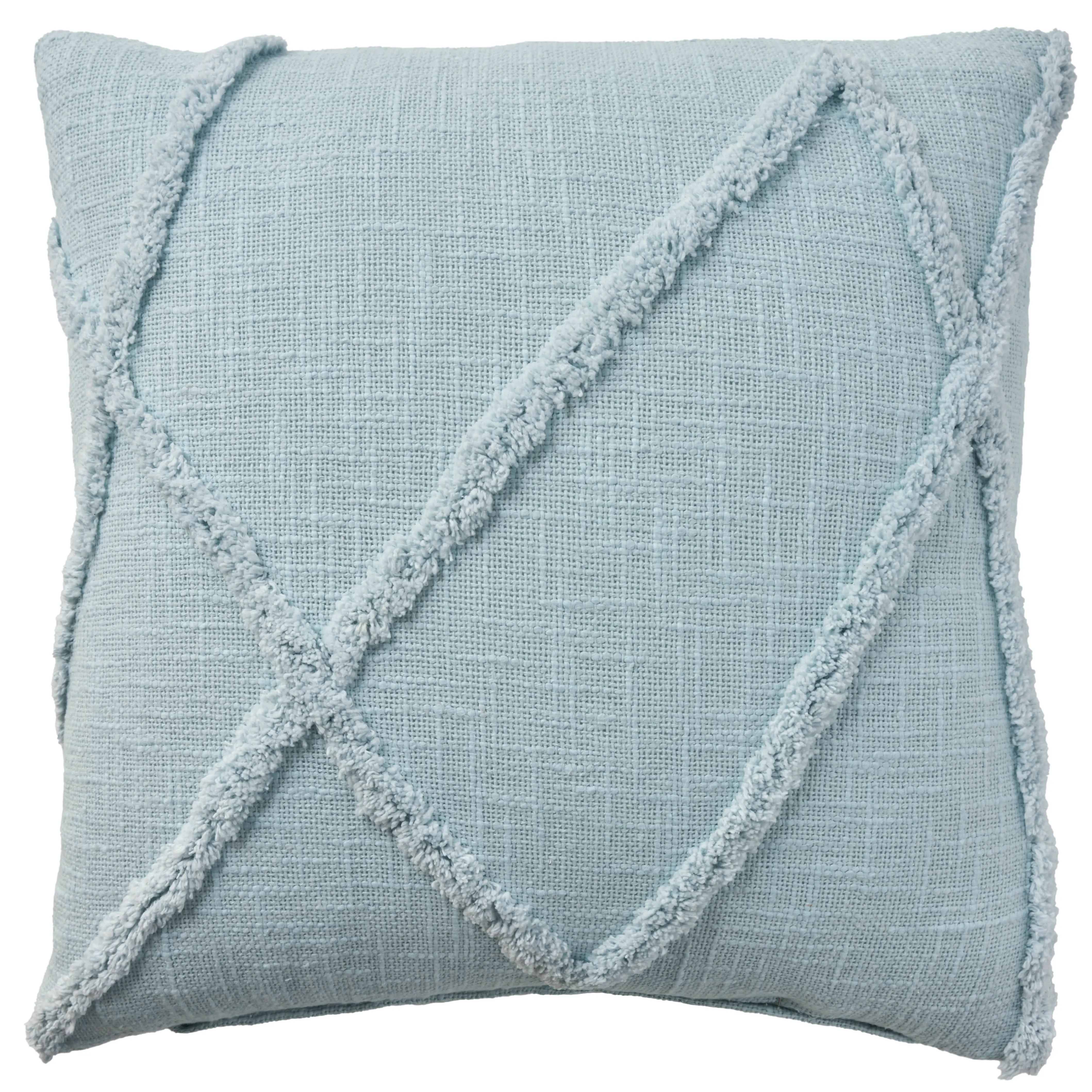 SH018/BL-PILW Light Blue Lined Pillow-1