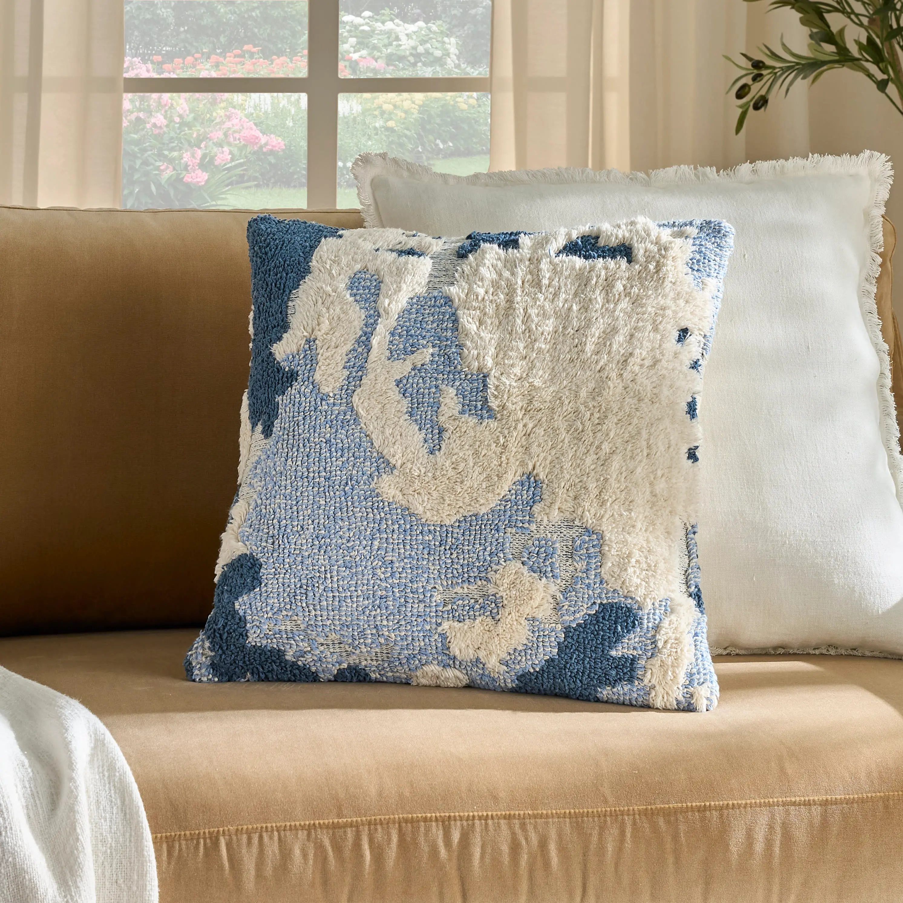 RC039-BLUE/PILW Blue Toss Pillow-2