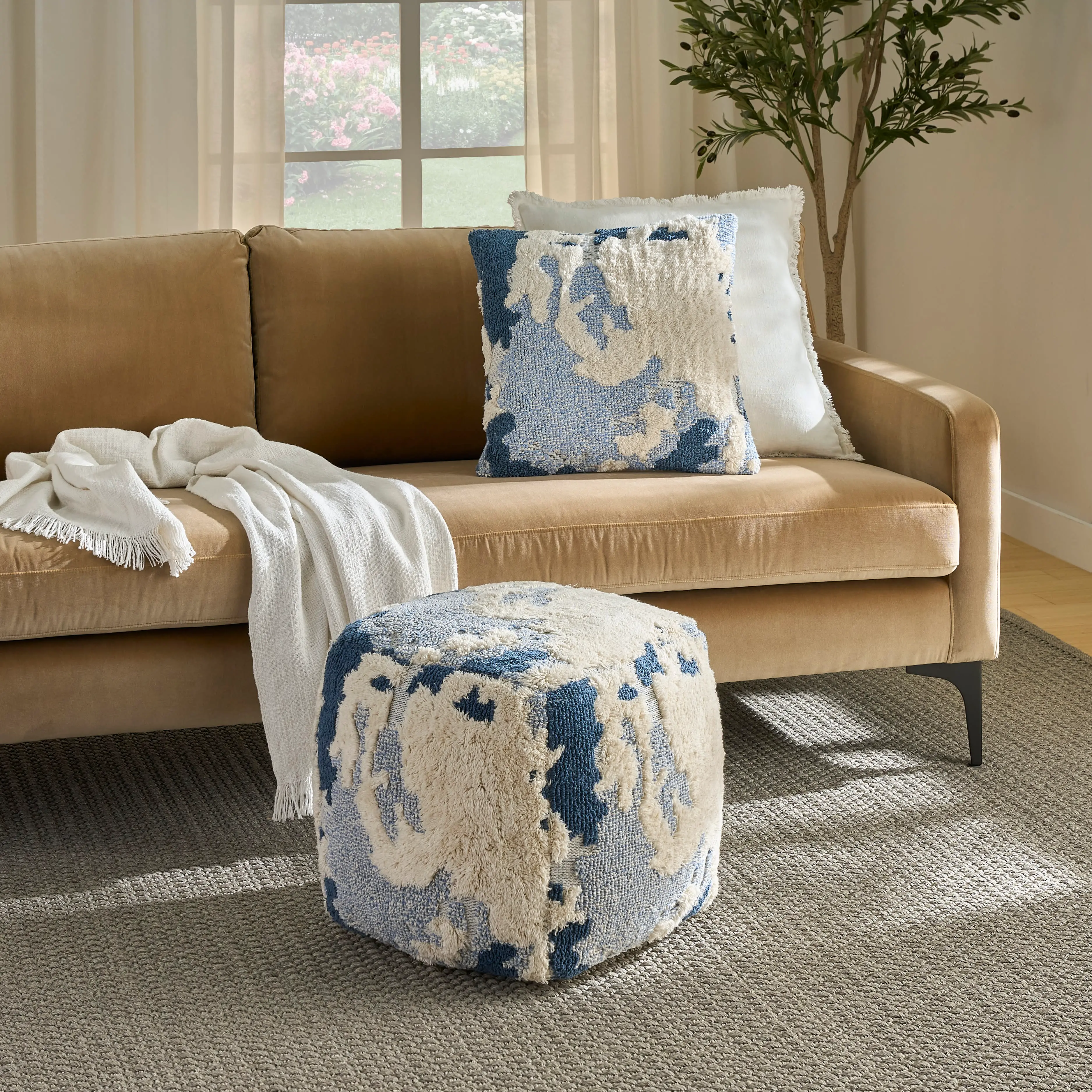 RC039-BLUE/PILW Blue Toss Pillow-4