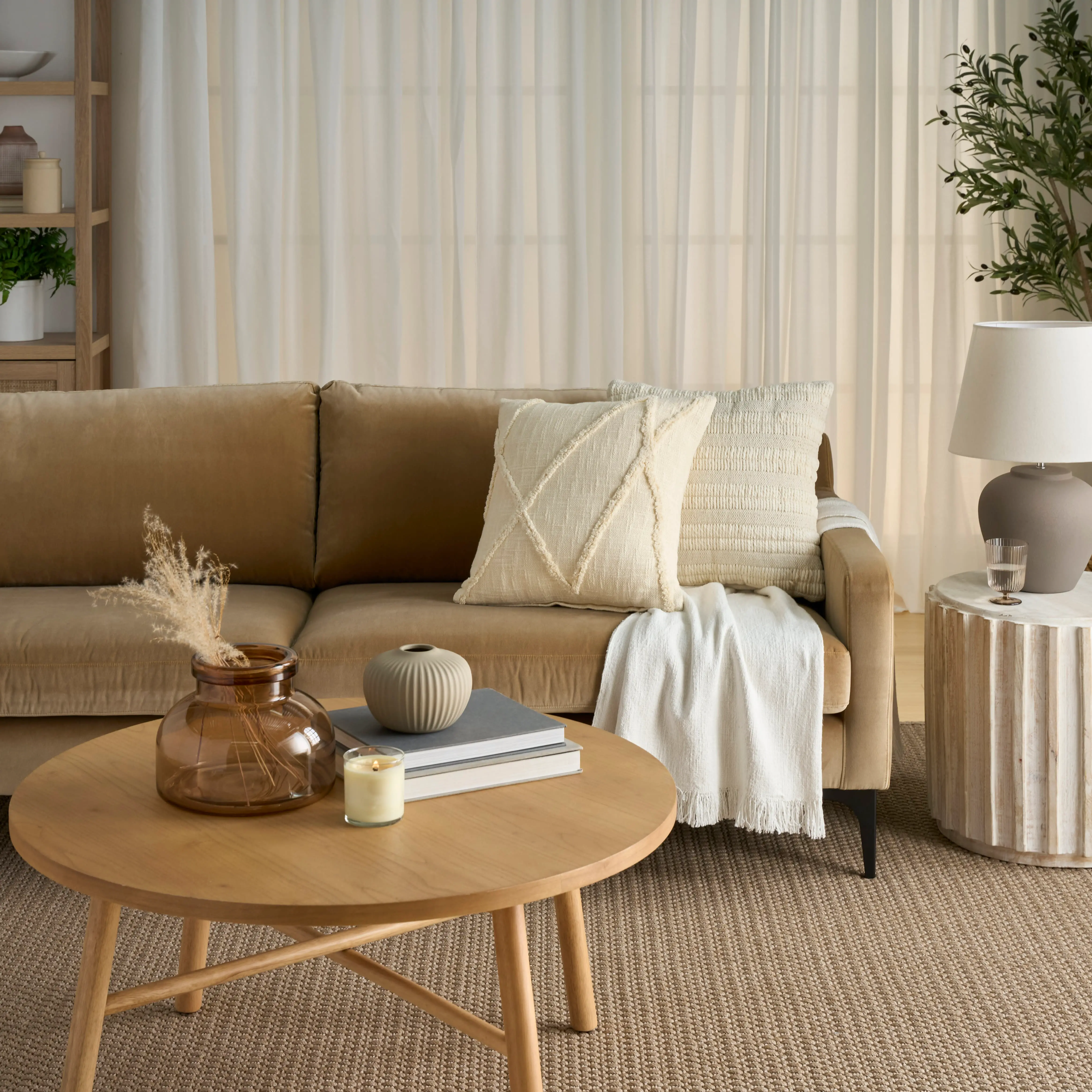 SH018-IV/PILW Ivory Lined Toss Pillow-2
