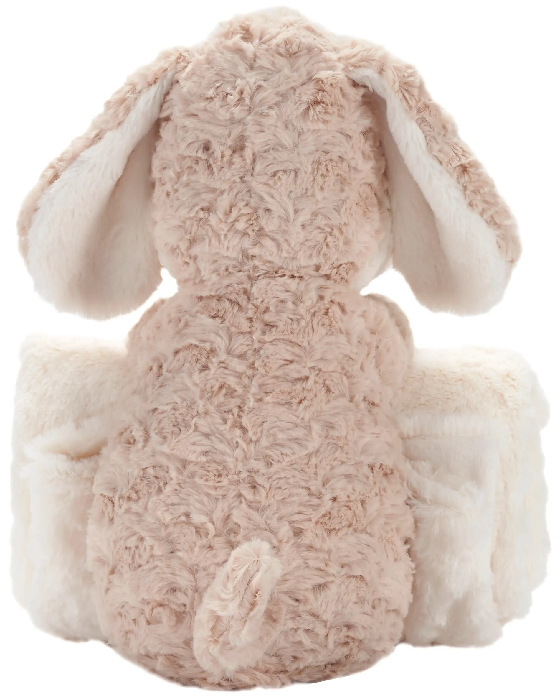 N1460 Ivory Plush Animal Dog-4