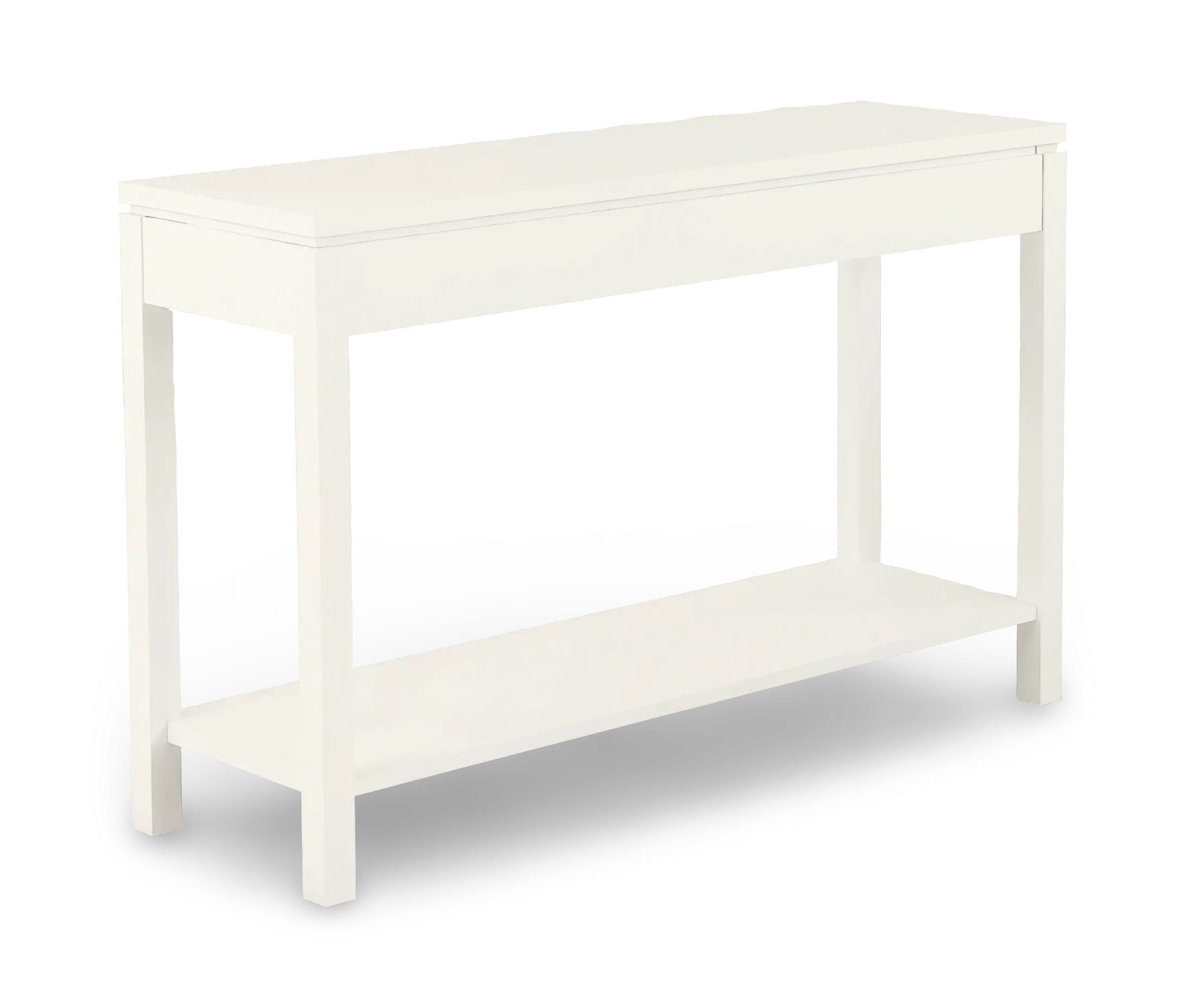 2 West White Sofa Table-1