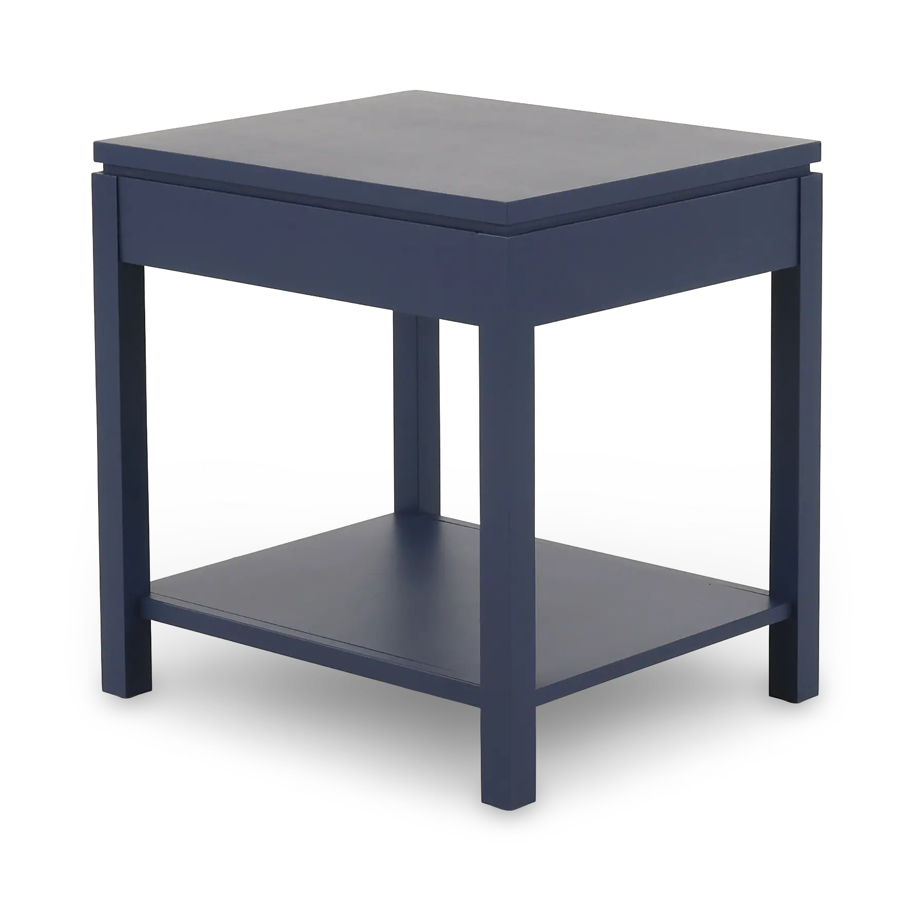 2 West Blue End Table-1