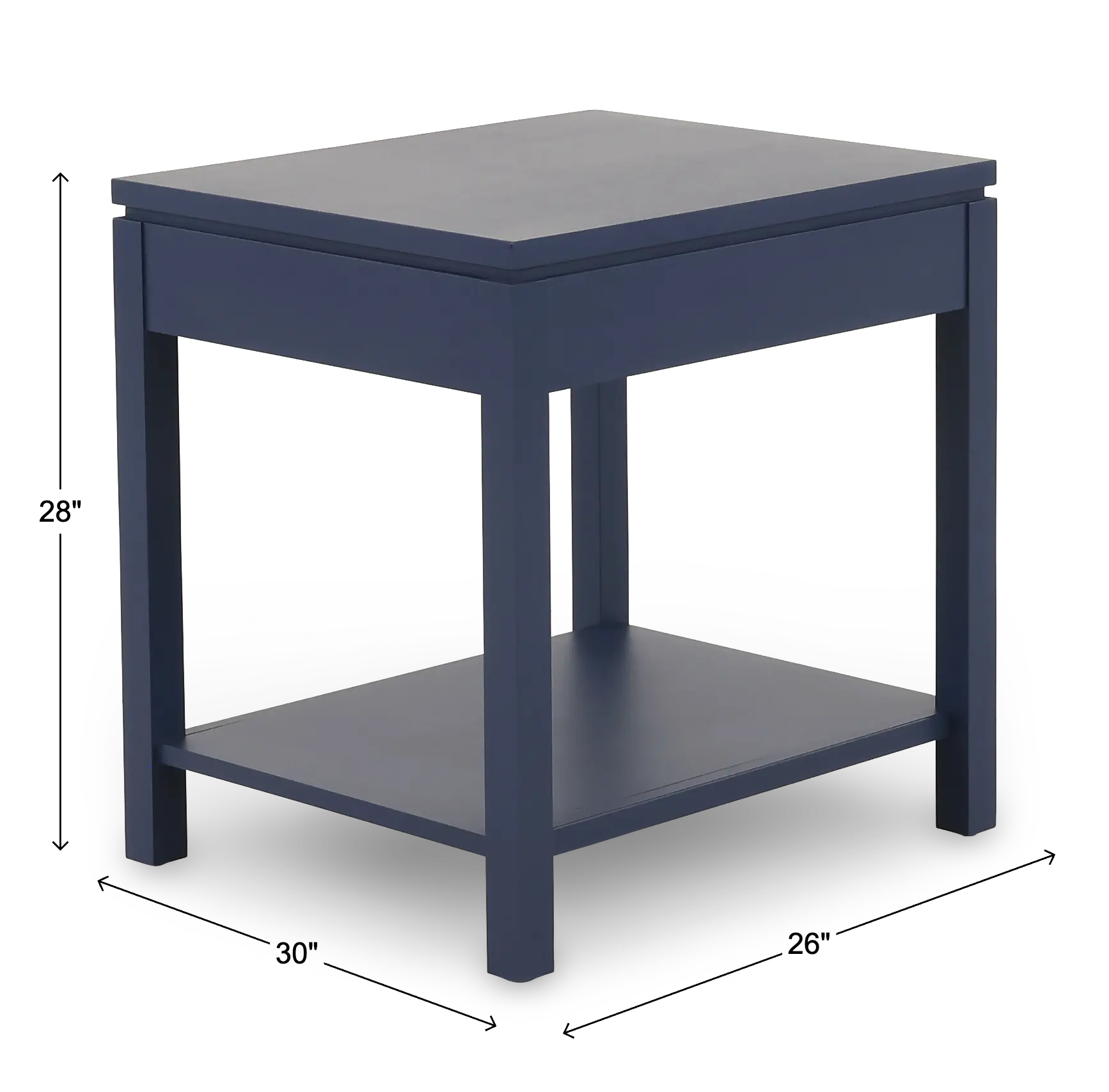 2 West Blue End Table-3
