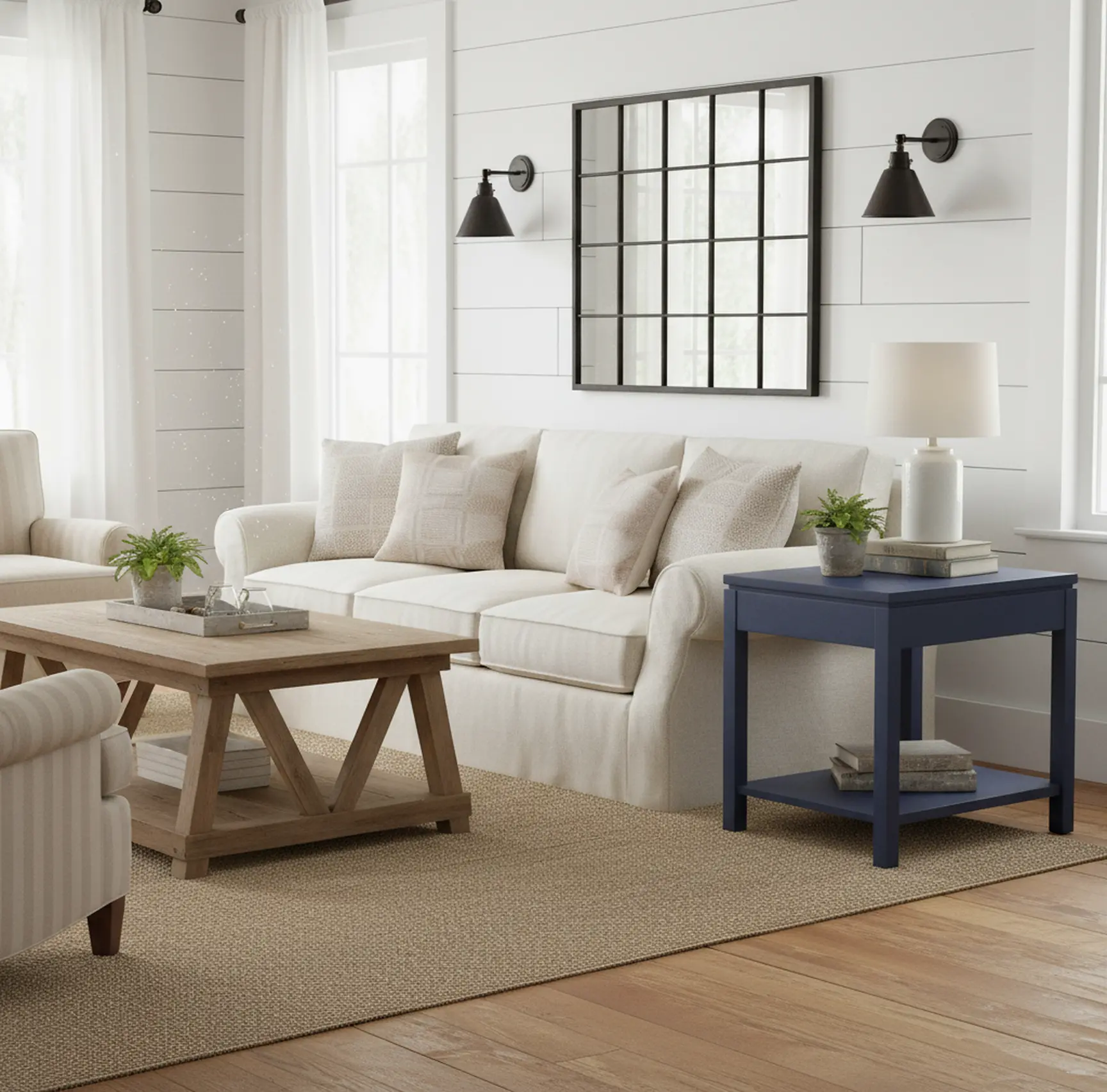 2 West Blue End Table-8