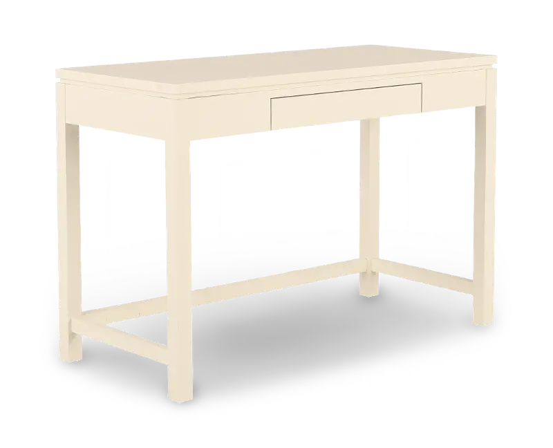 2 West Linen White Writing Desk