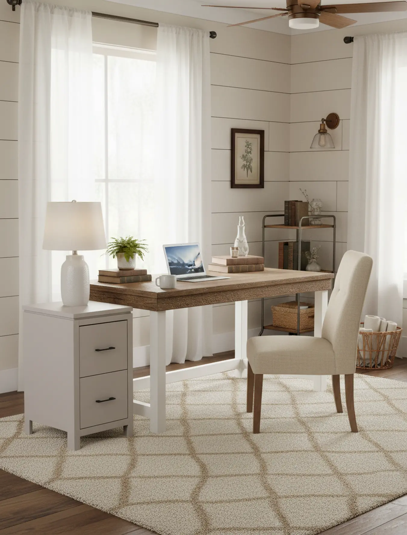 2 West Storm Gray File Cabinet-10