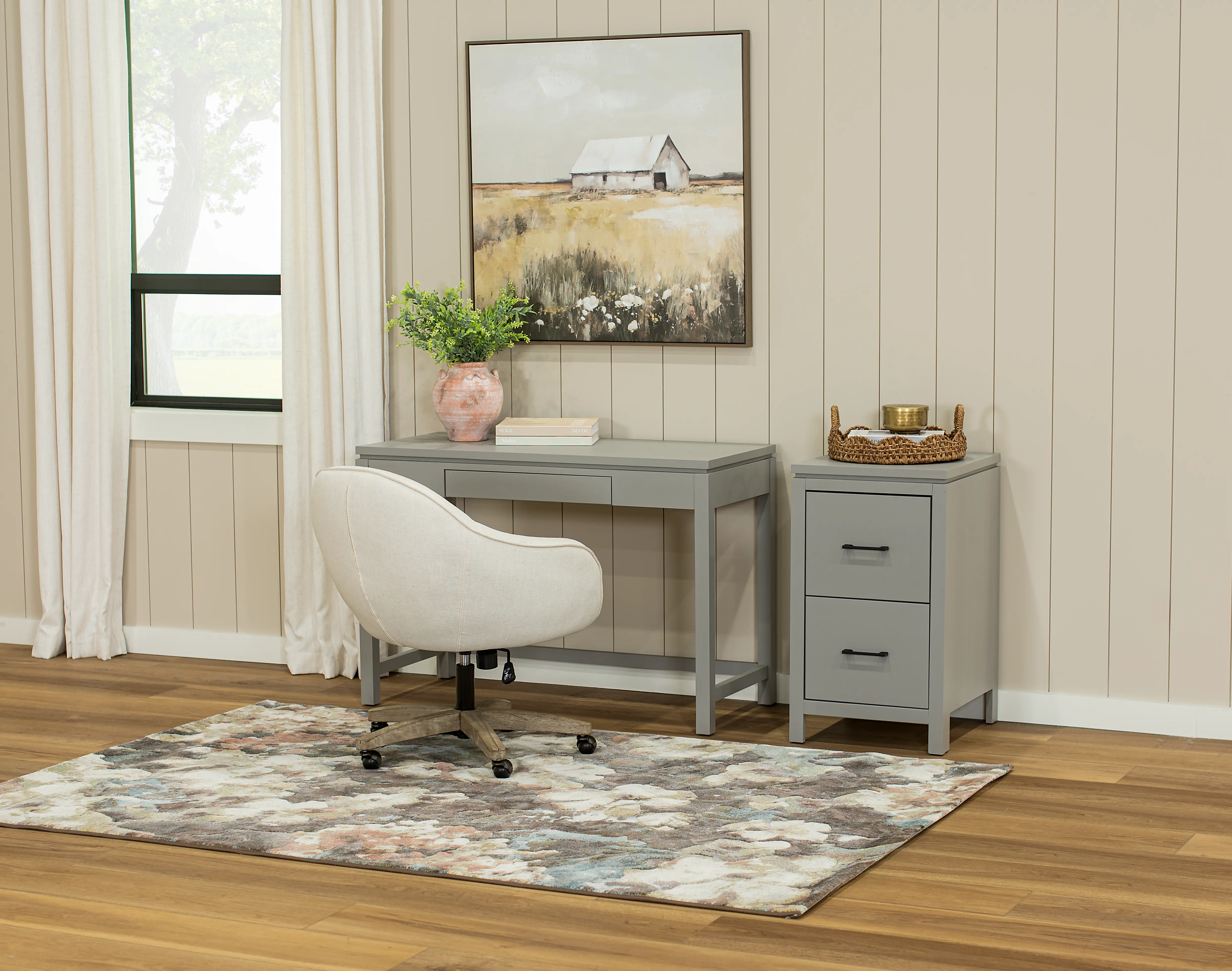2 West Storm Gray File Cabinet-2
