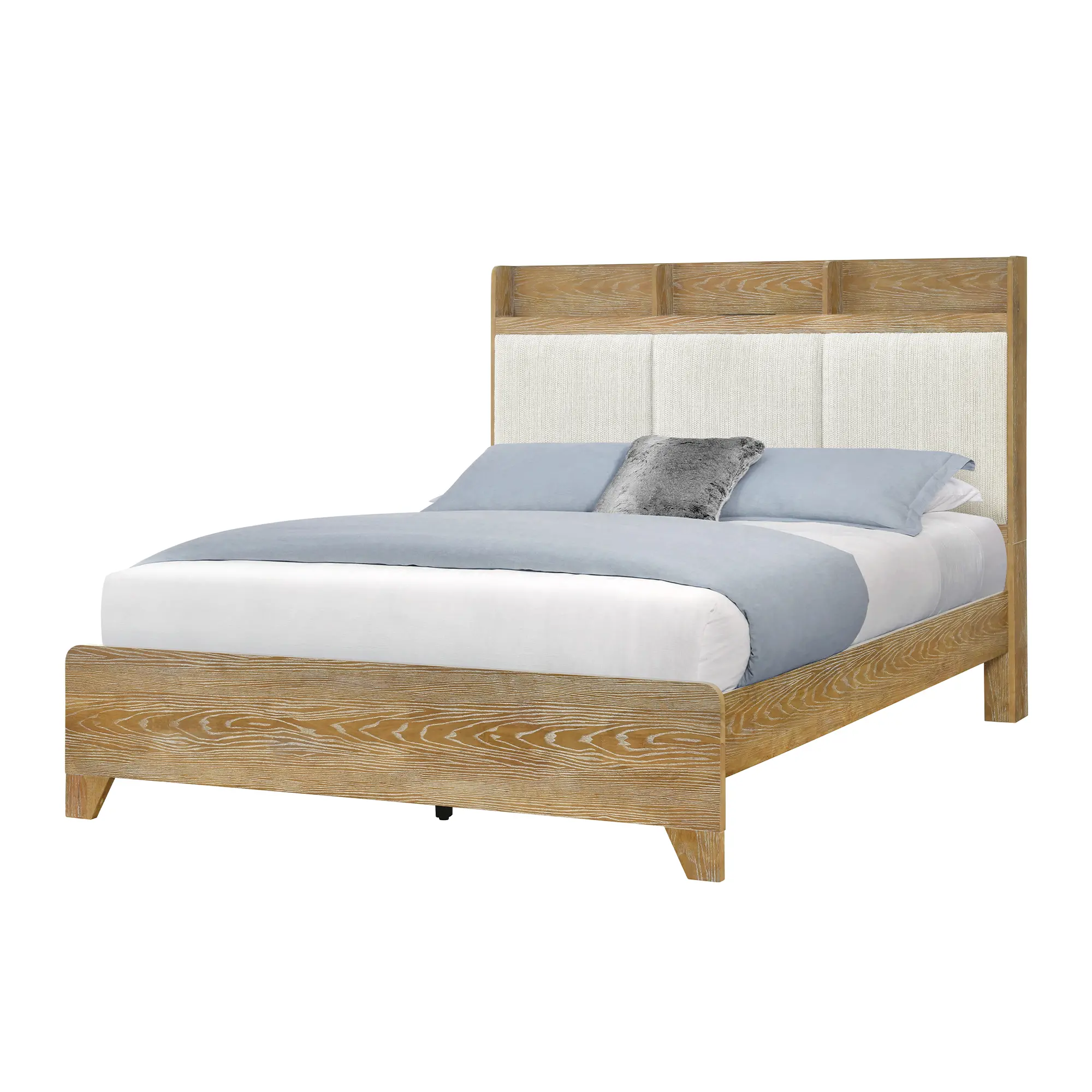 Harlyn Natural Upholstered Storage Full Bed-3
