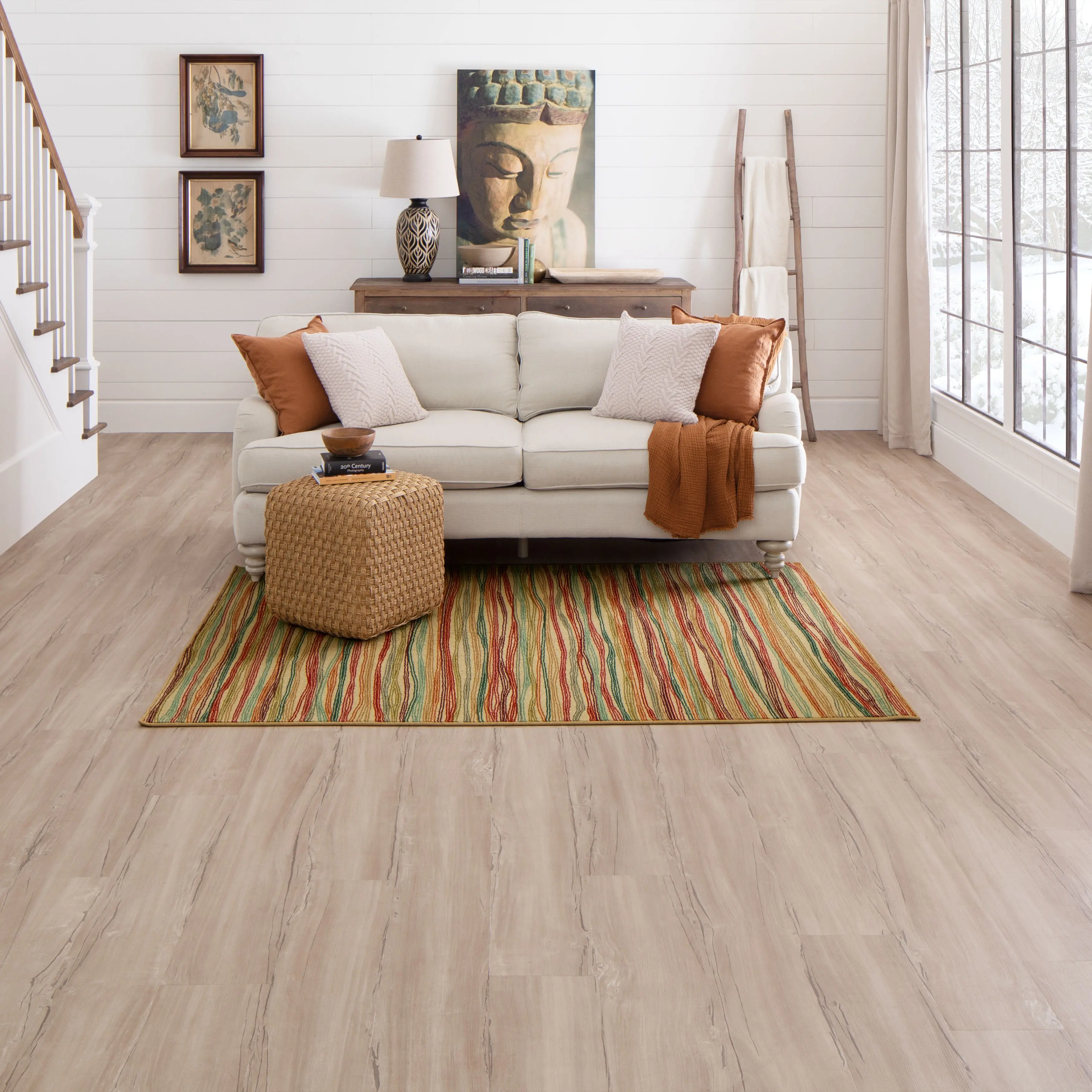 12598511 Melody 5 x 8 Cool Stripe Area Rug-2