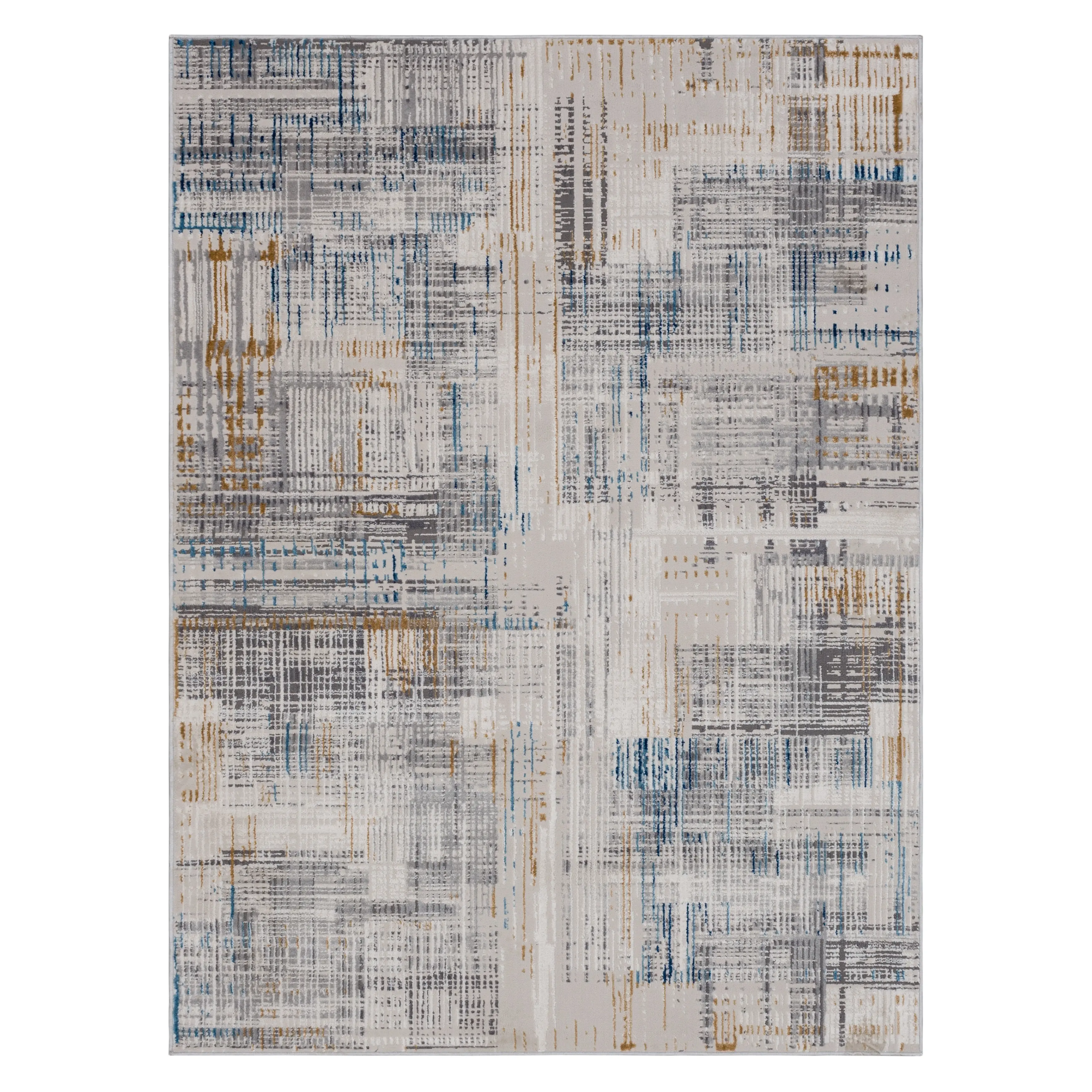 R1369103 Ocular 5 x 8 Blue Area Rug-1
