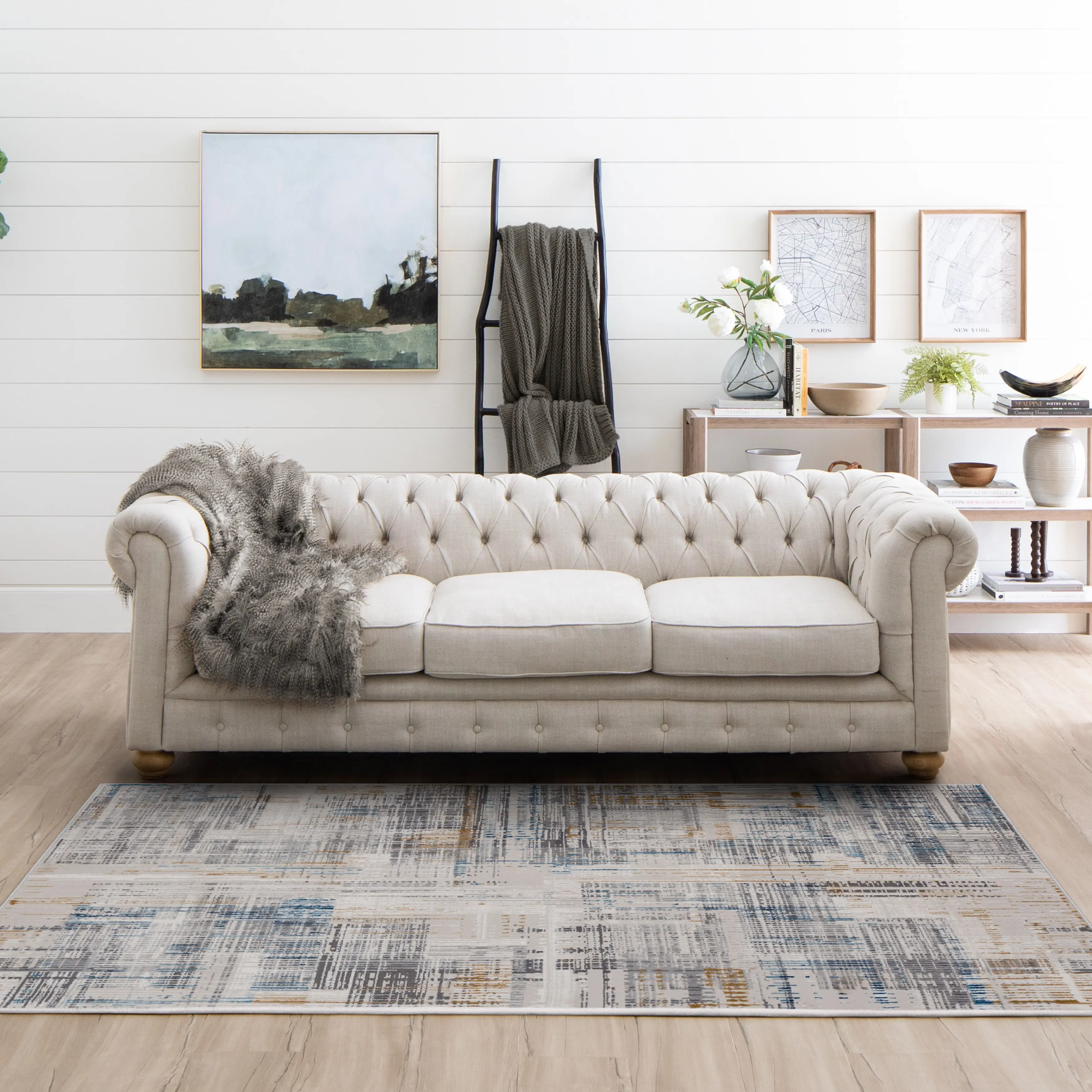 R1369103 Ocular 5 x 8 Blue Area Rug-2