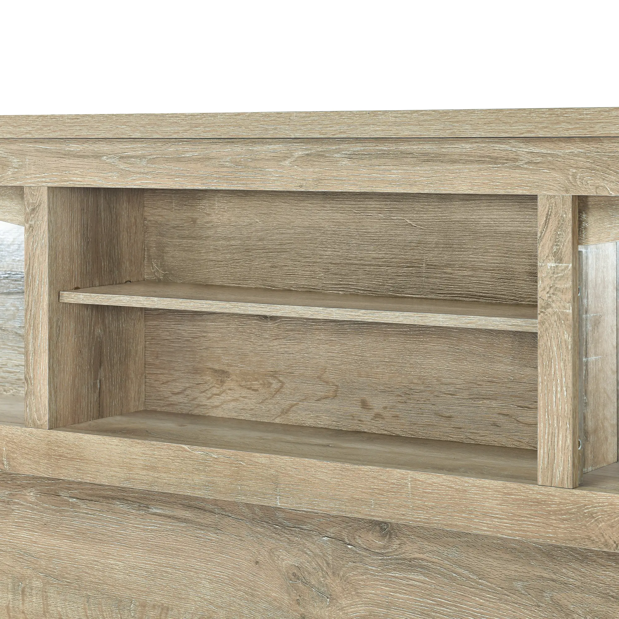 Wesley Natural Oak Queen Storage Bed-6