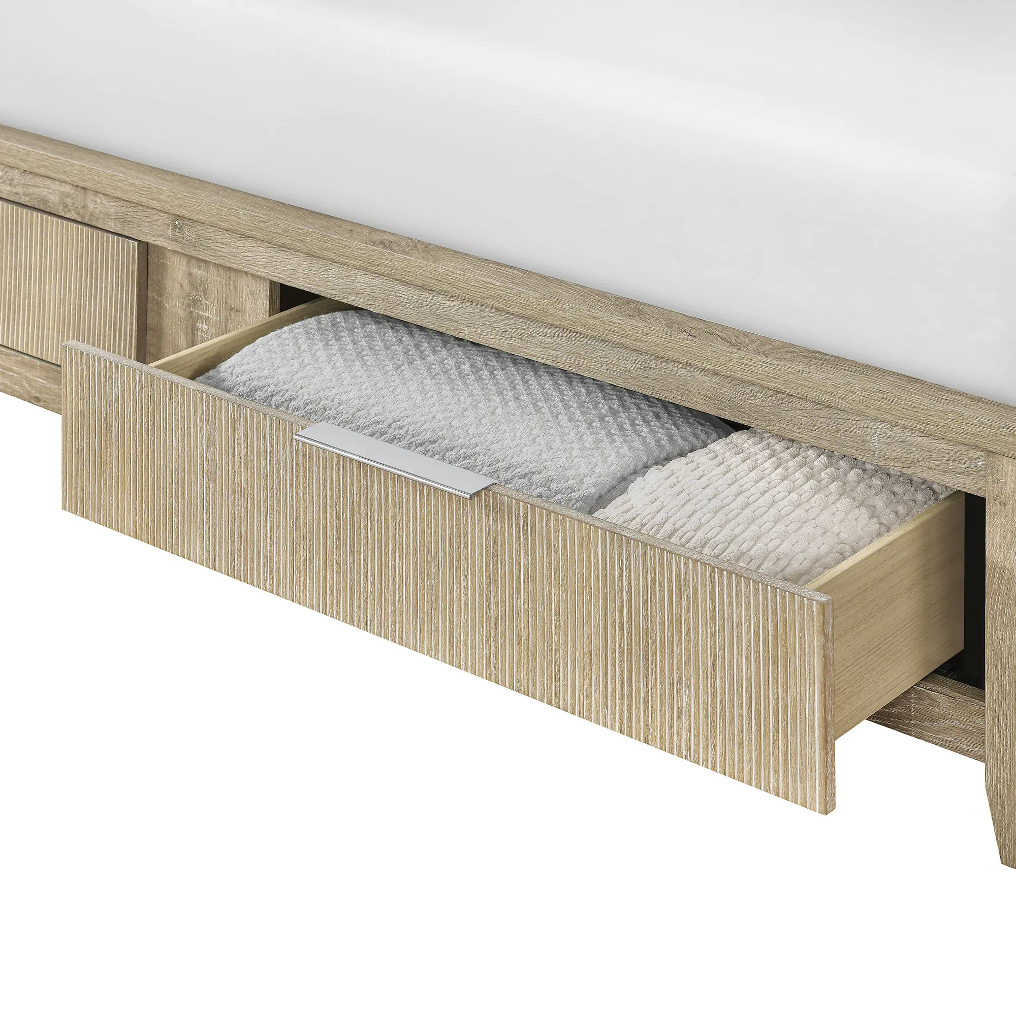 Wesley Natural Oak Queen Storage Bed-8