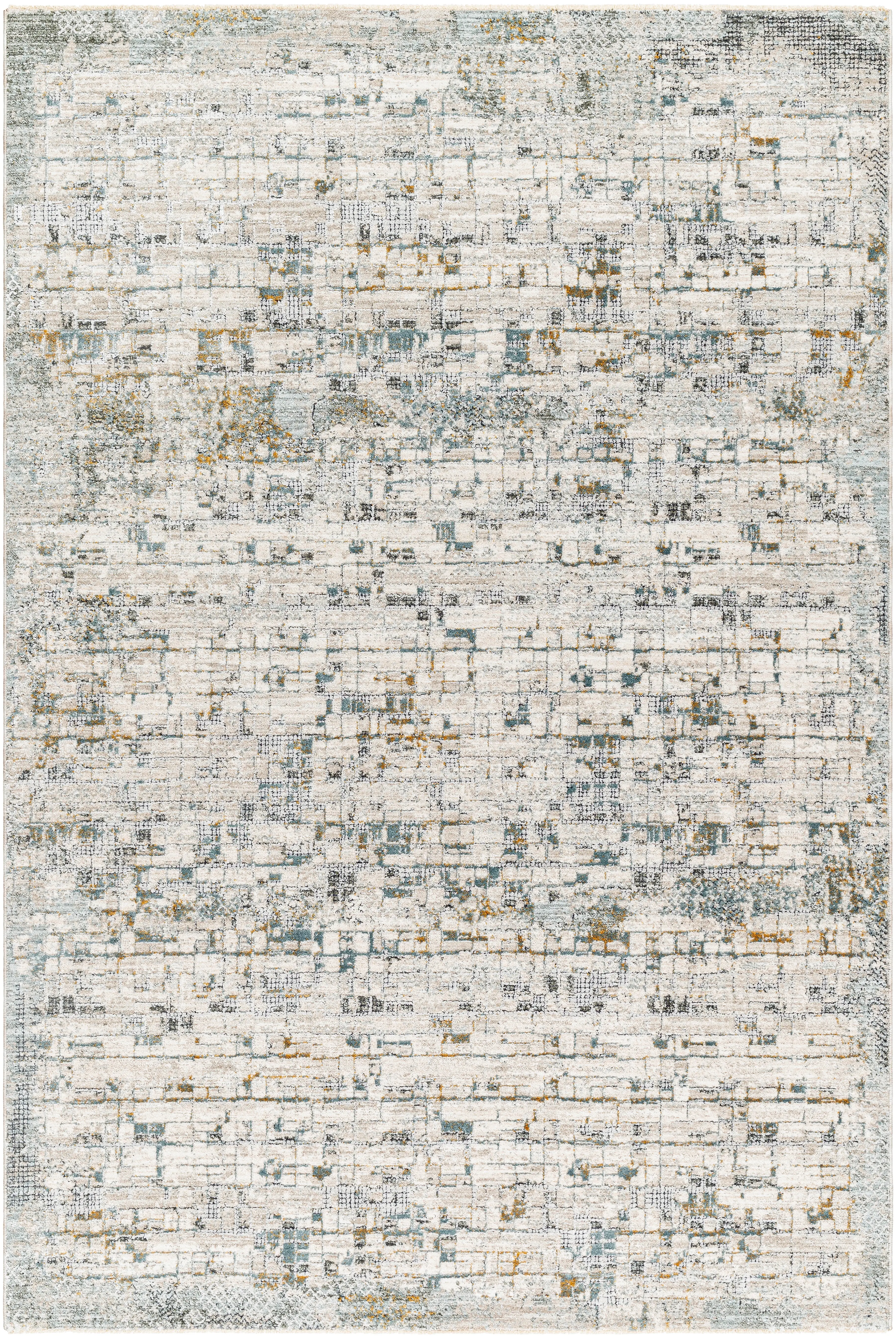 DRE2304-710103 Dresden 8 x 10 Beige and Gray Area Rug-1