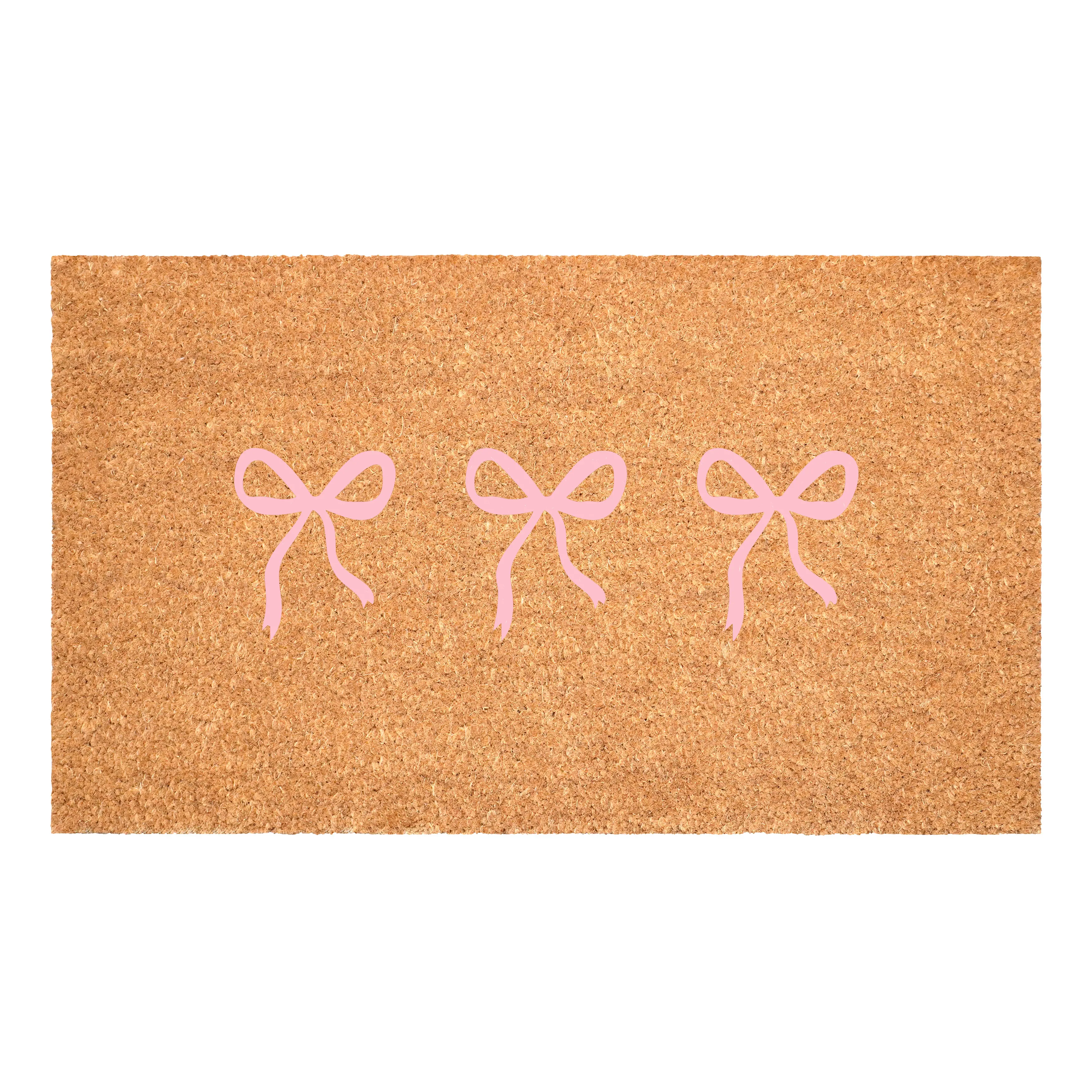 114911729 Pink Bows Trio Doormat-1