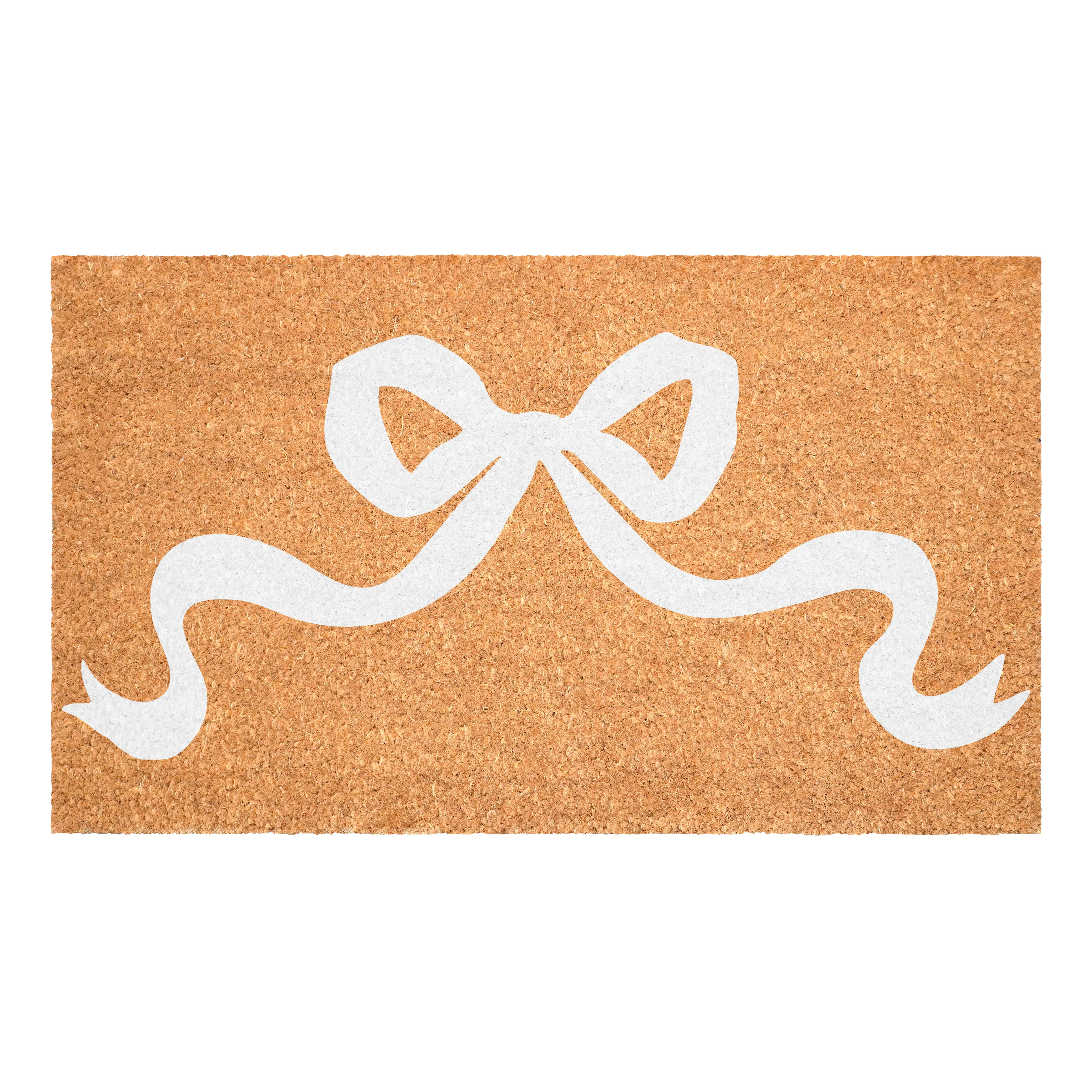 117292436 Pretty White Bow Doormat-1