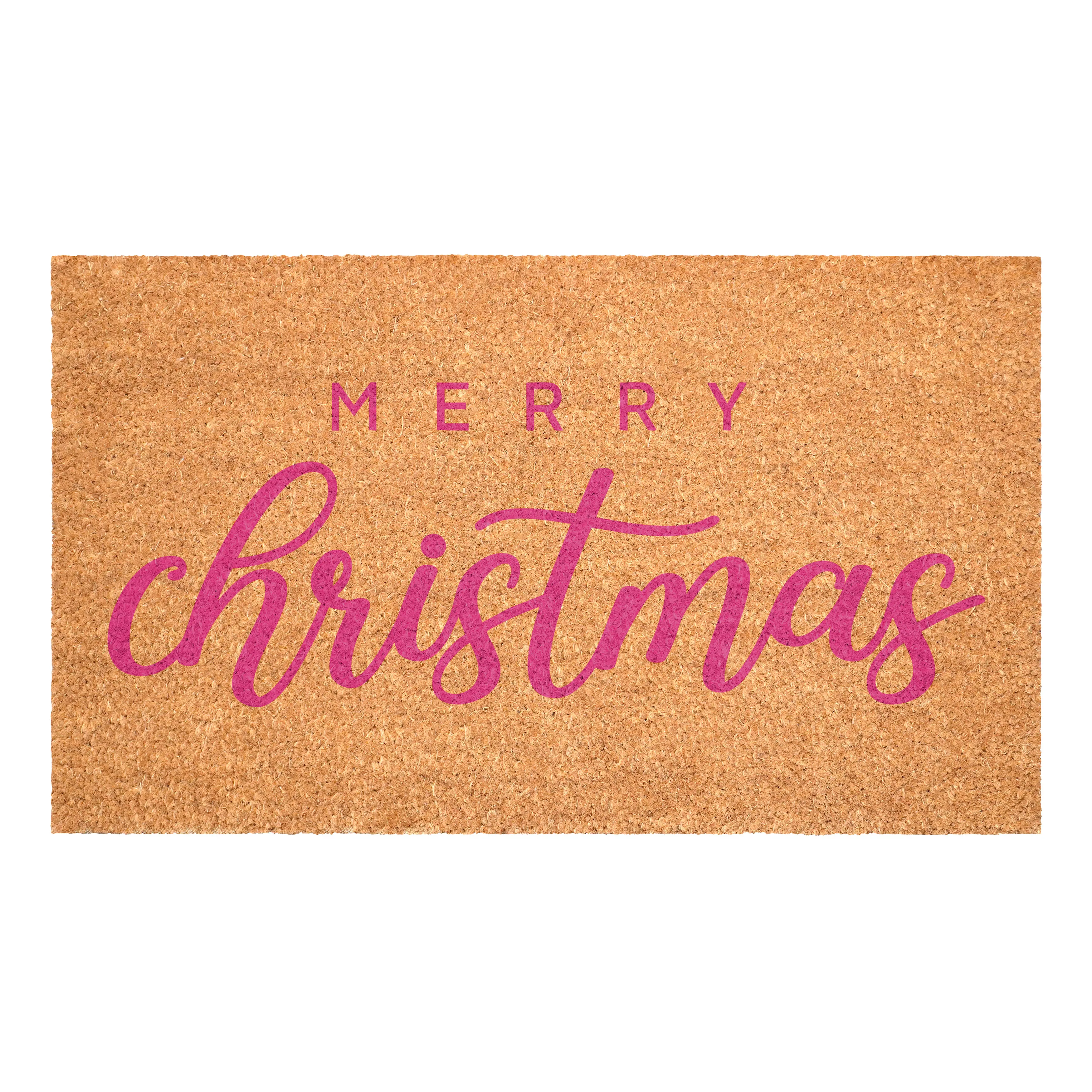 117382436 Pink Classic Christmas Doormat-1