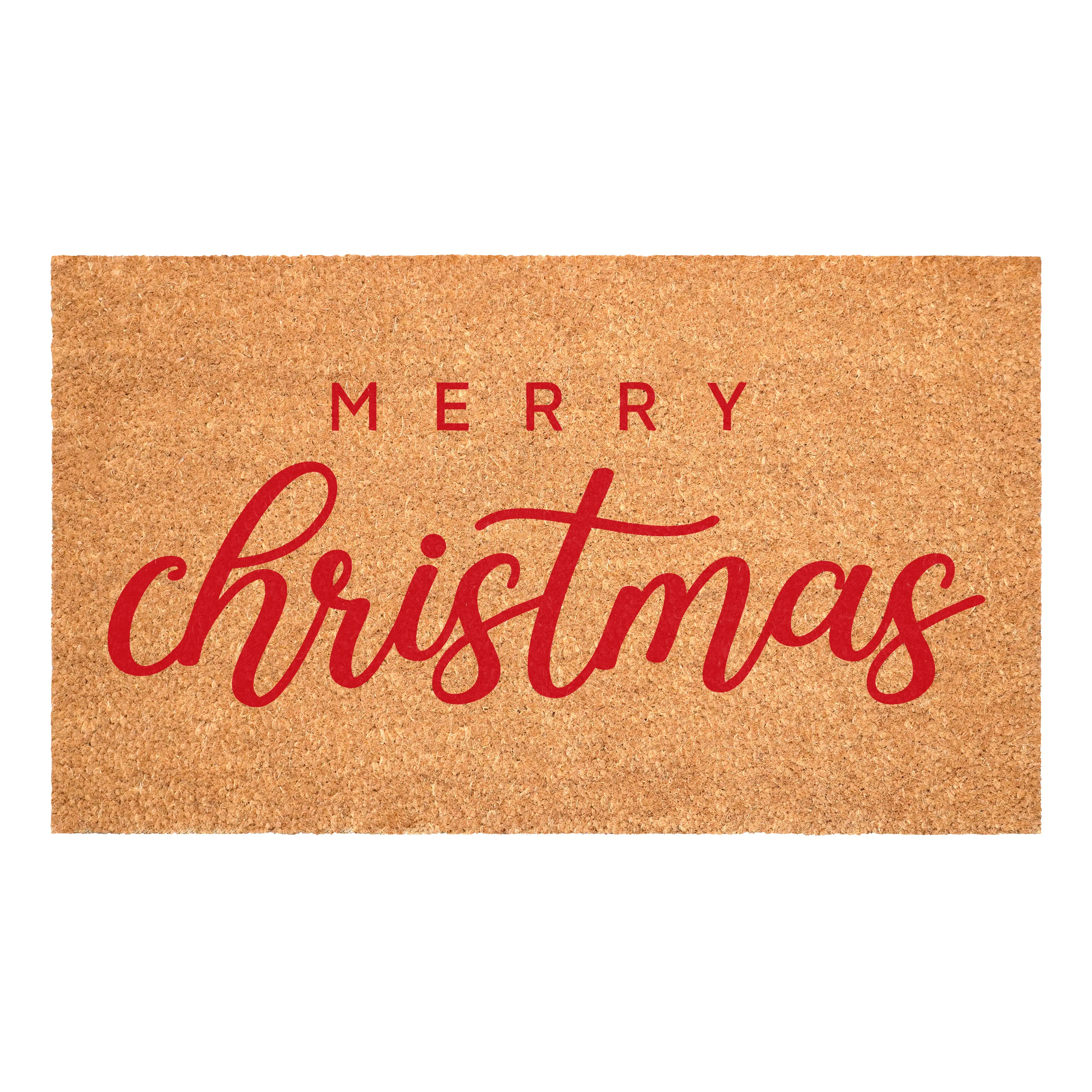 117401729 Red Classic Christmas Doormat-1