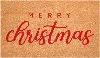 117401729 Red Classic Christmas Doormat