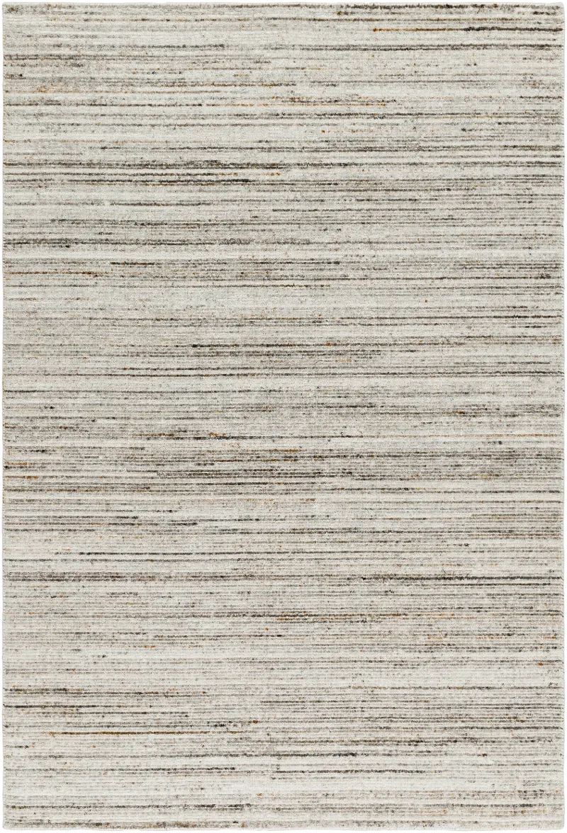 Hollister 5 x 8 Gray and Rust Area Rug
