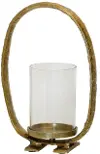 Gold Finish Candle Stand