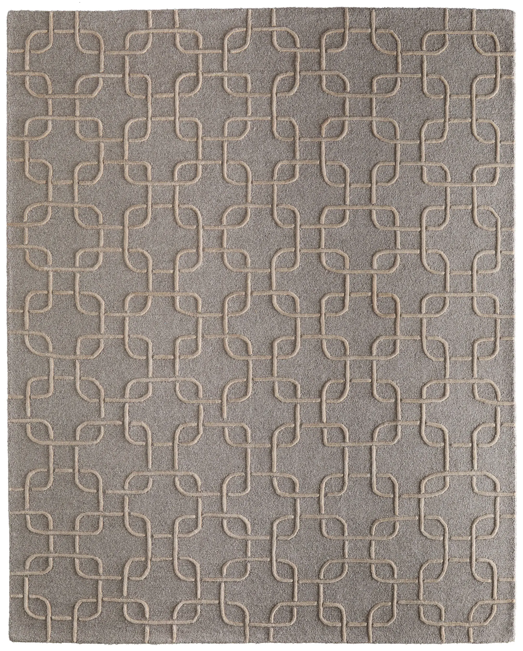 Kimball 5 x 8 Gray and Beige Area Rug-1