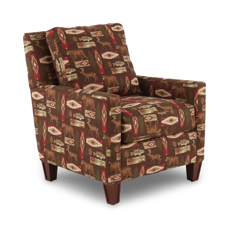 Triple B Wilderness and Southwestern Motif Accent Chair