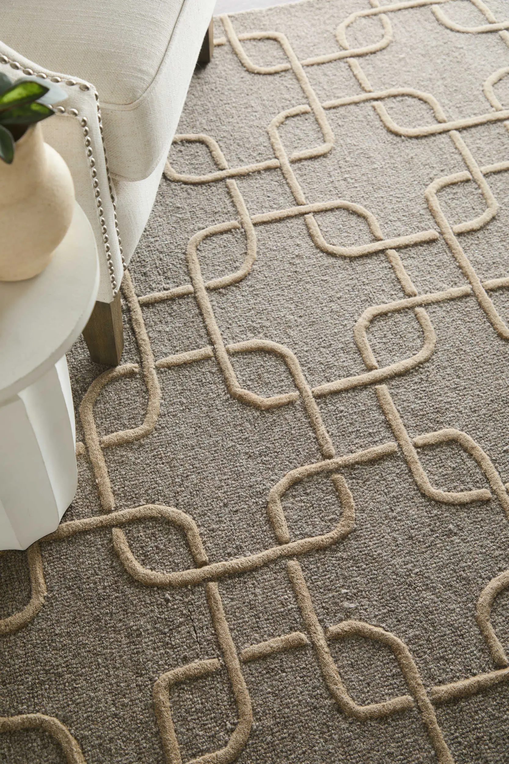 Kimball 8 x 10 Gray and Beige Area Rug-4