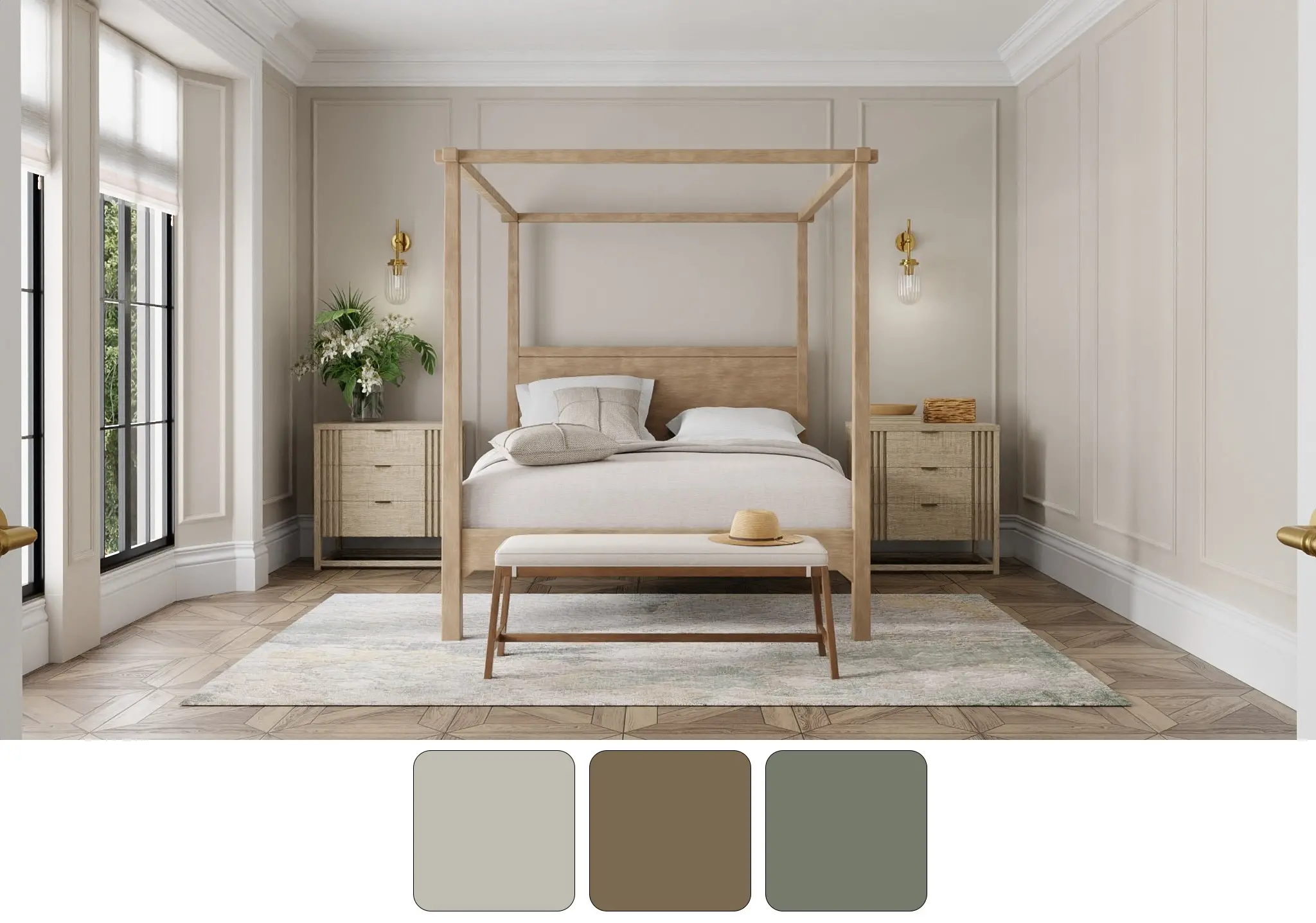 Kimball 8 x 10 Gray and Beige Area Rug-9