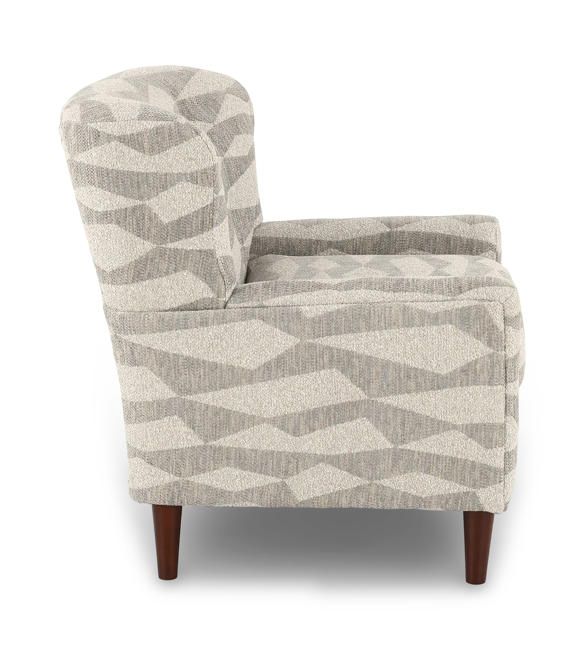 Cash Gray Geometric Accent Chair-6