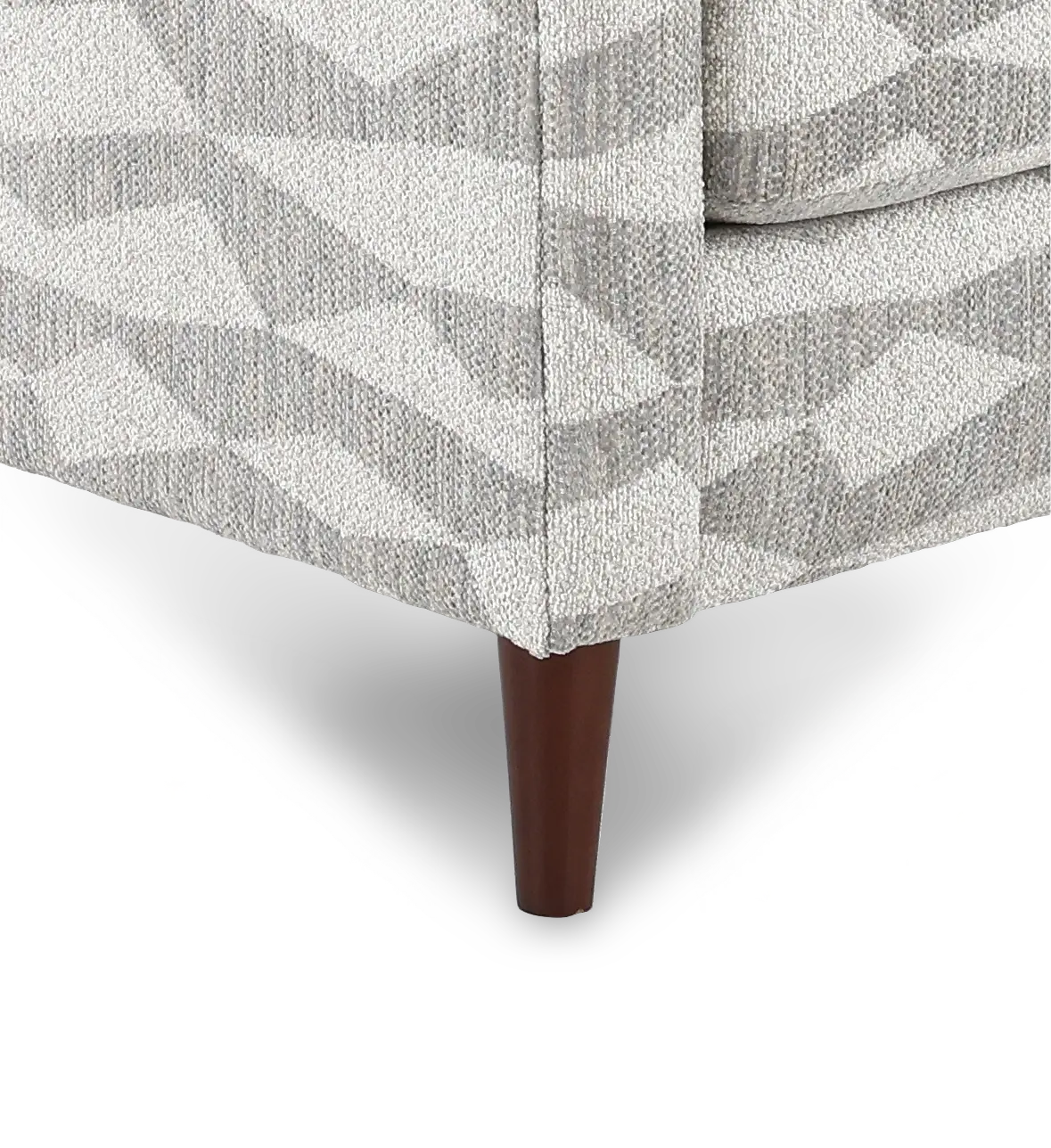 Cash Gray Geometric Accent Chair-7
