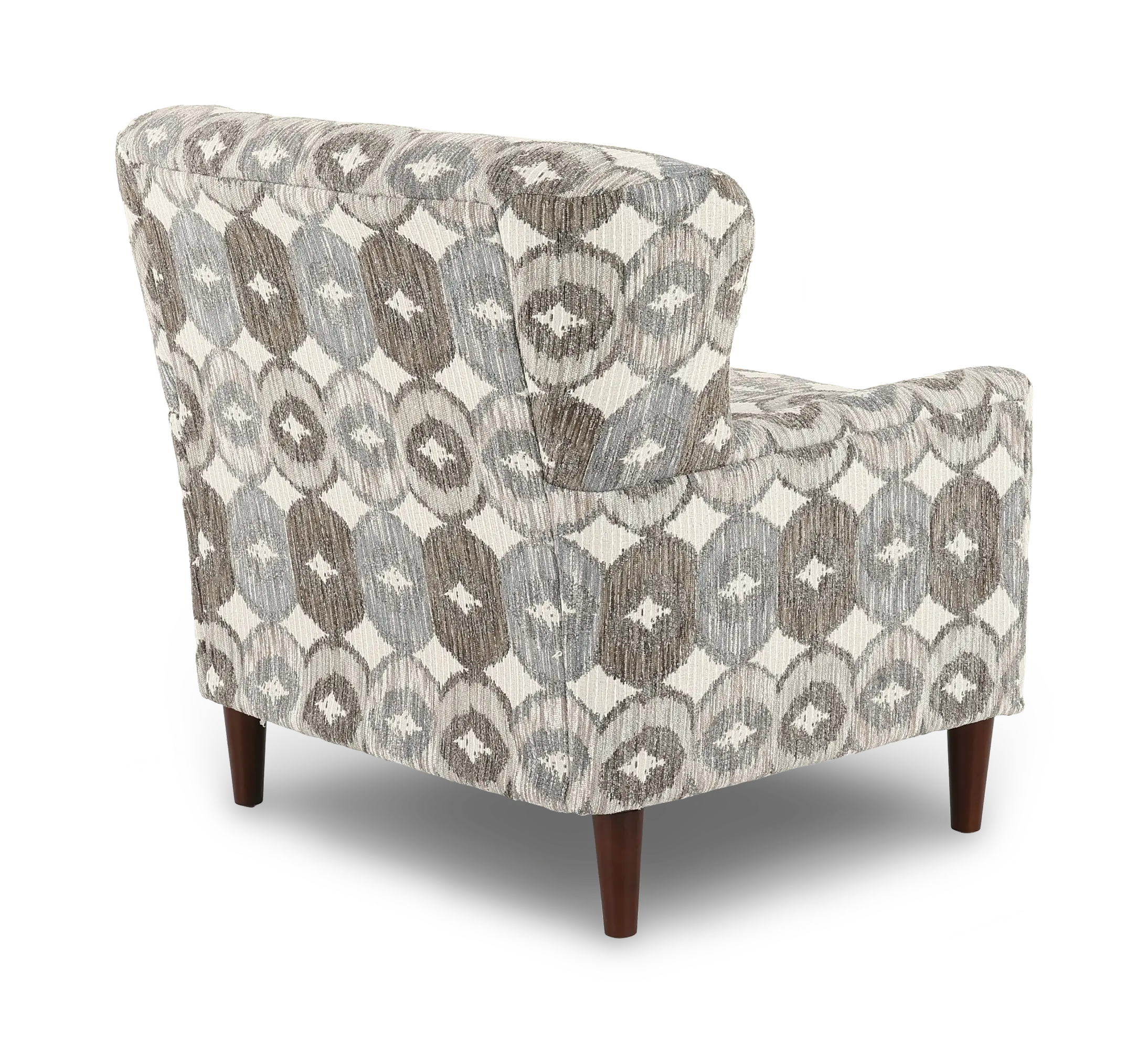 Cash Blue and Brown Medallion Accent Chair-6