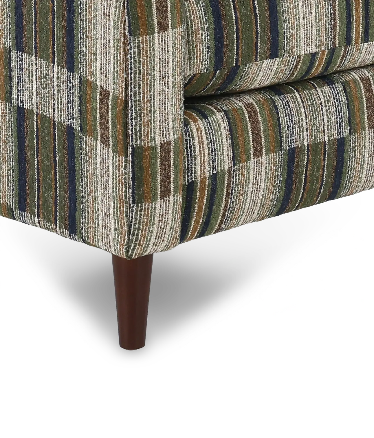 Cash Green and Brown Plaid Accent Chair-7