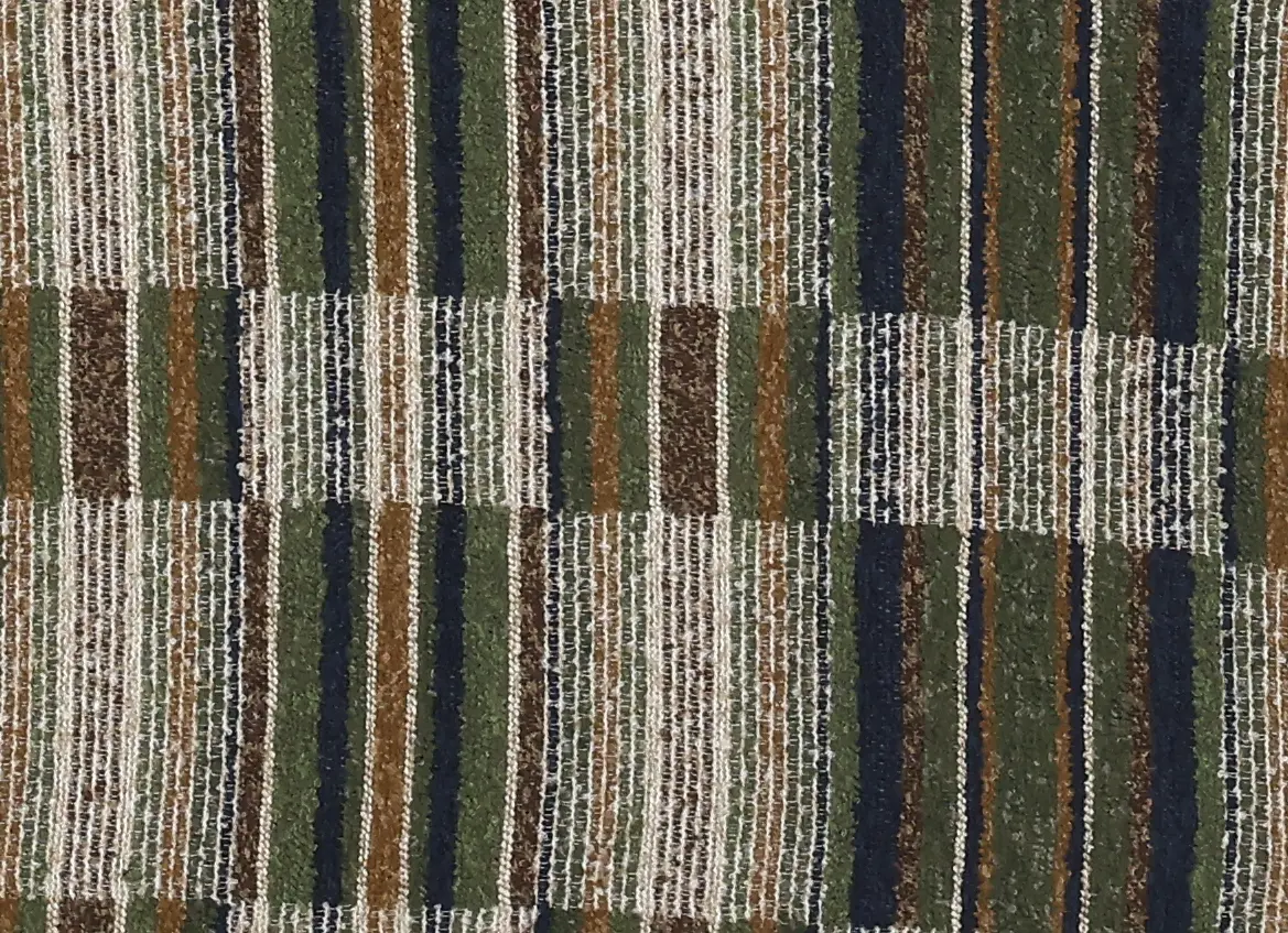 Cash Green and Brown Plaid Accent Chair-8